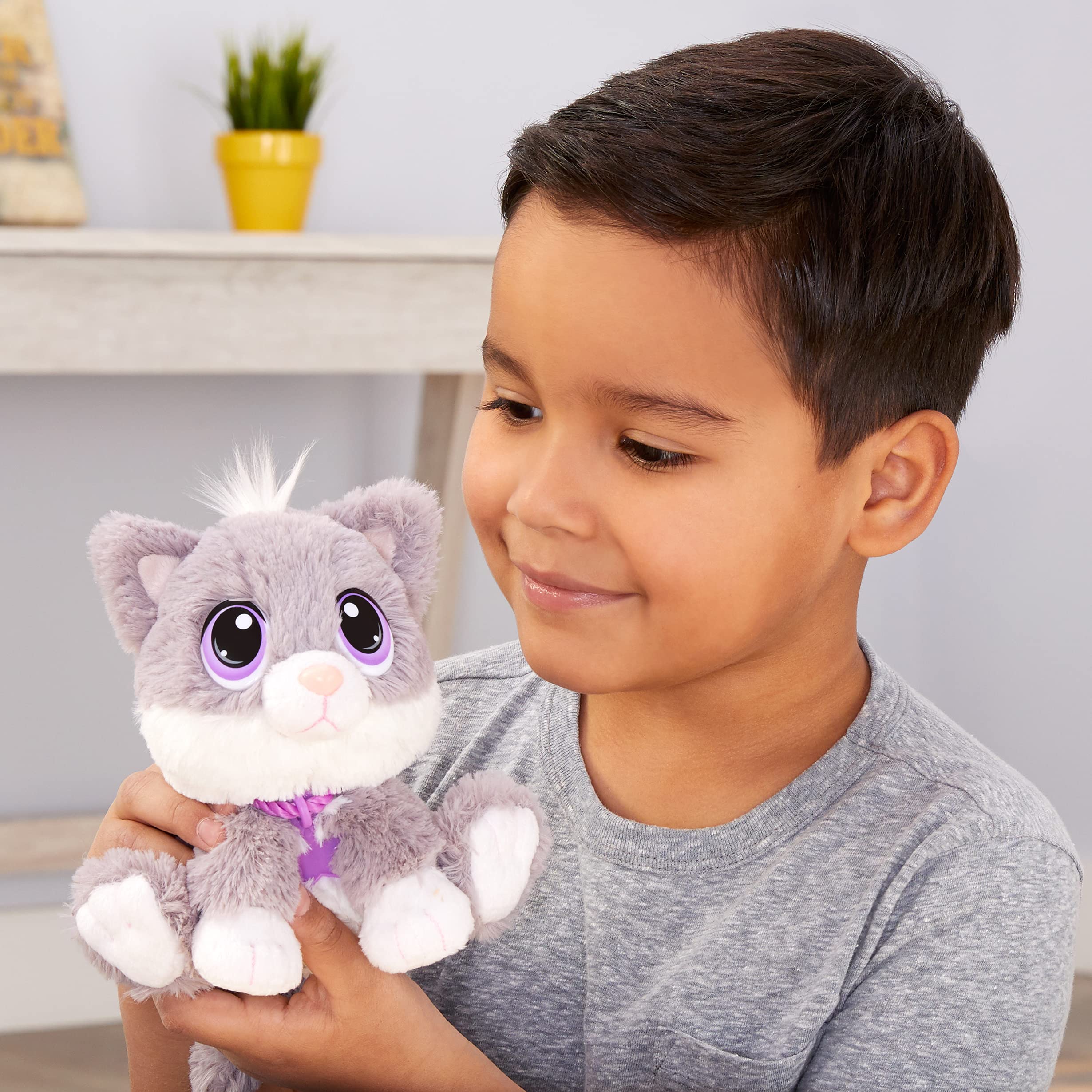 Little Tikes Rescue Tales gattino peluche morbido con cuccia
