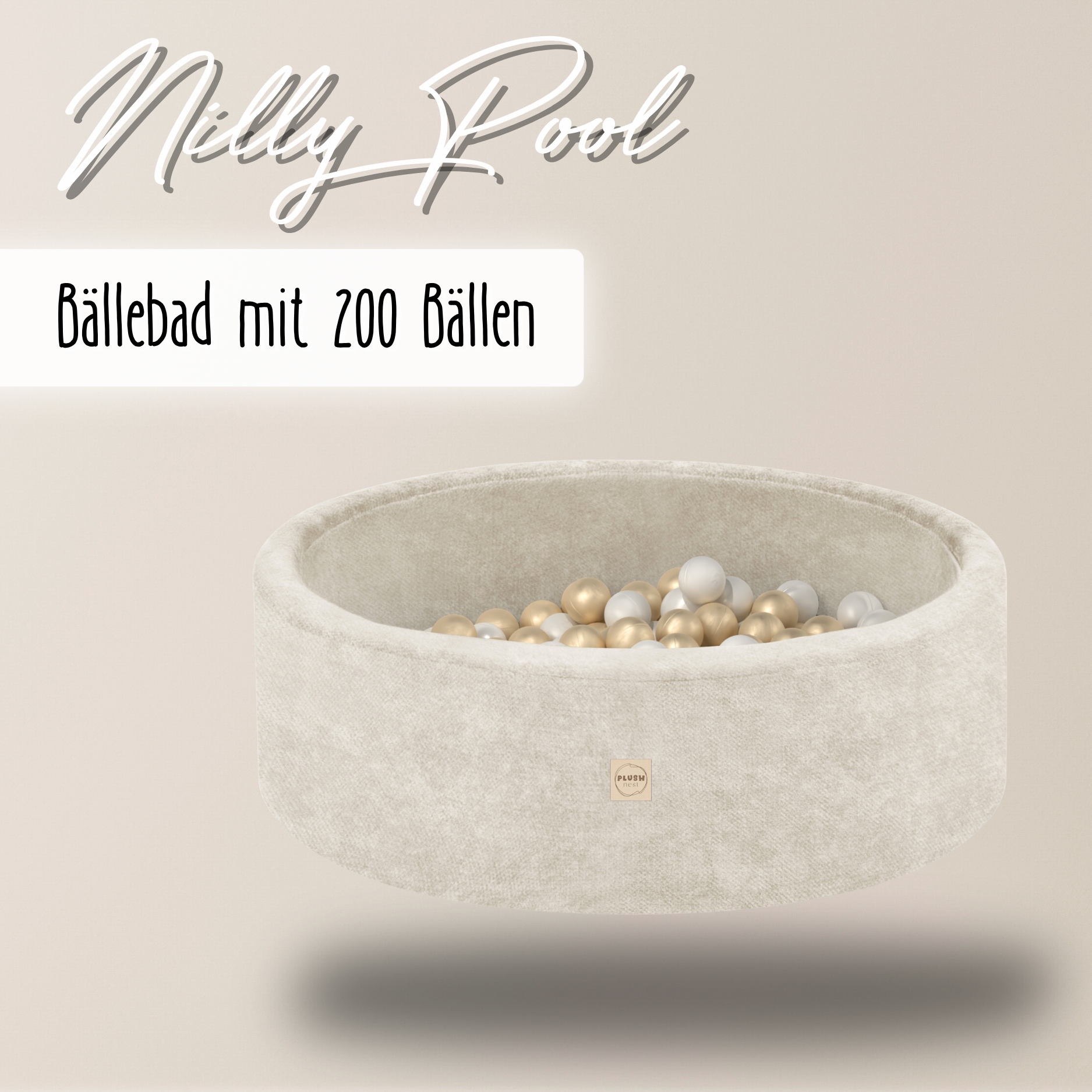 Lionherz Nilly Pool piscina palline 90x30 sabbia beige 200 palline