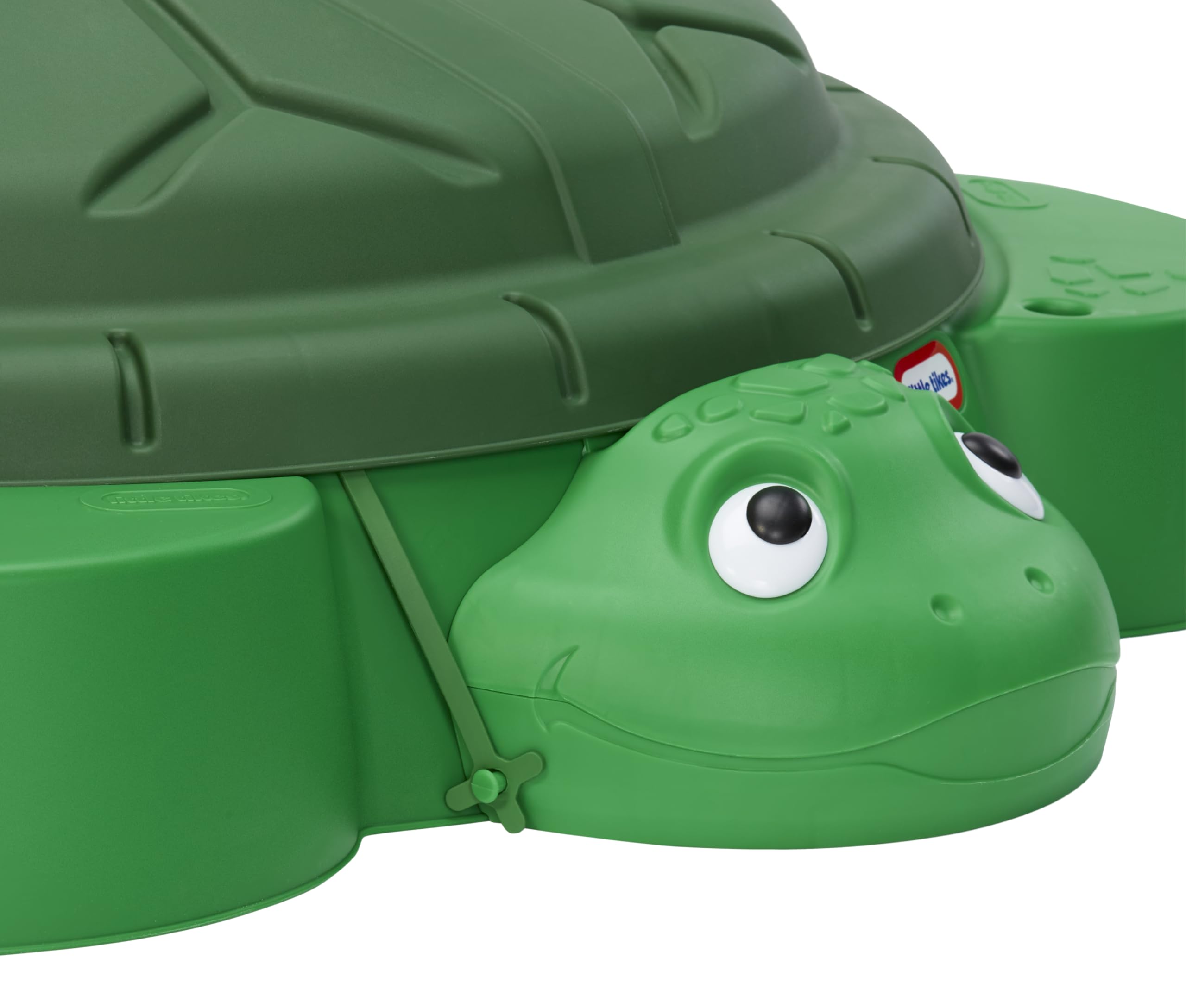 Little Tikes Turtle Sabbiera Tartaruga Verde 4 Posti con Coperchio