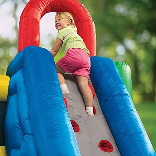 Little Tikes Doppio Parco Giochi Gonfiabile con scivolo 3 posti