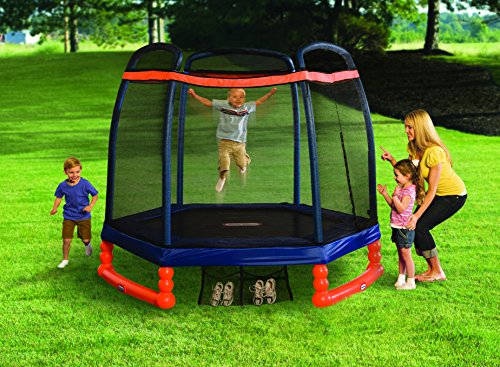 Little Tikes Active Play trampolino 2 metri con rete 45 kg