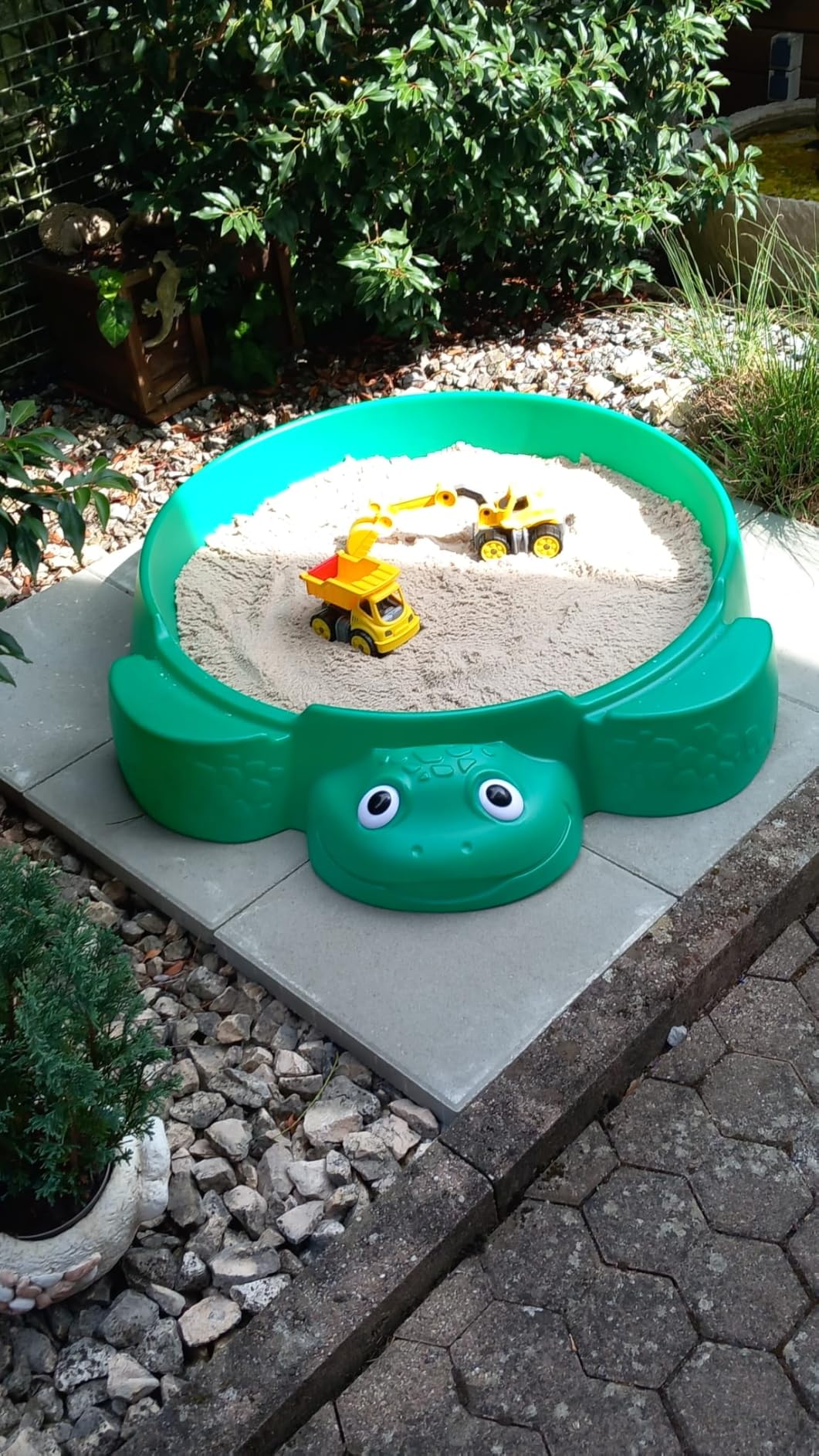 Little Tikes Tartaruga sabbiera giardino con coperchio