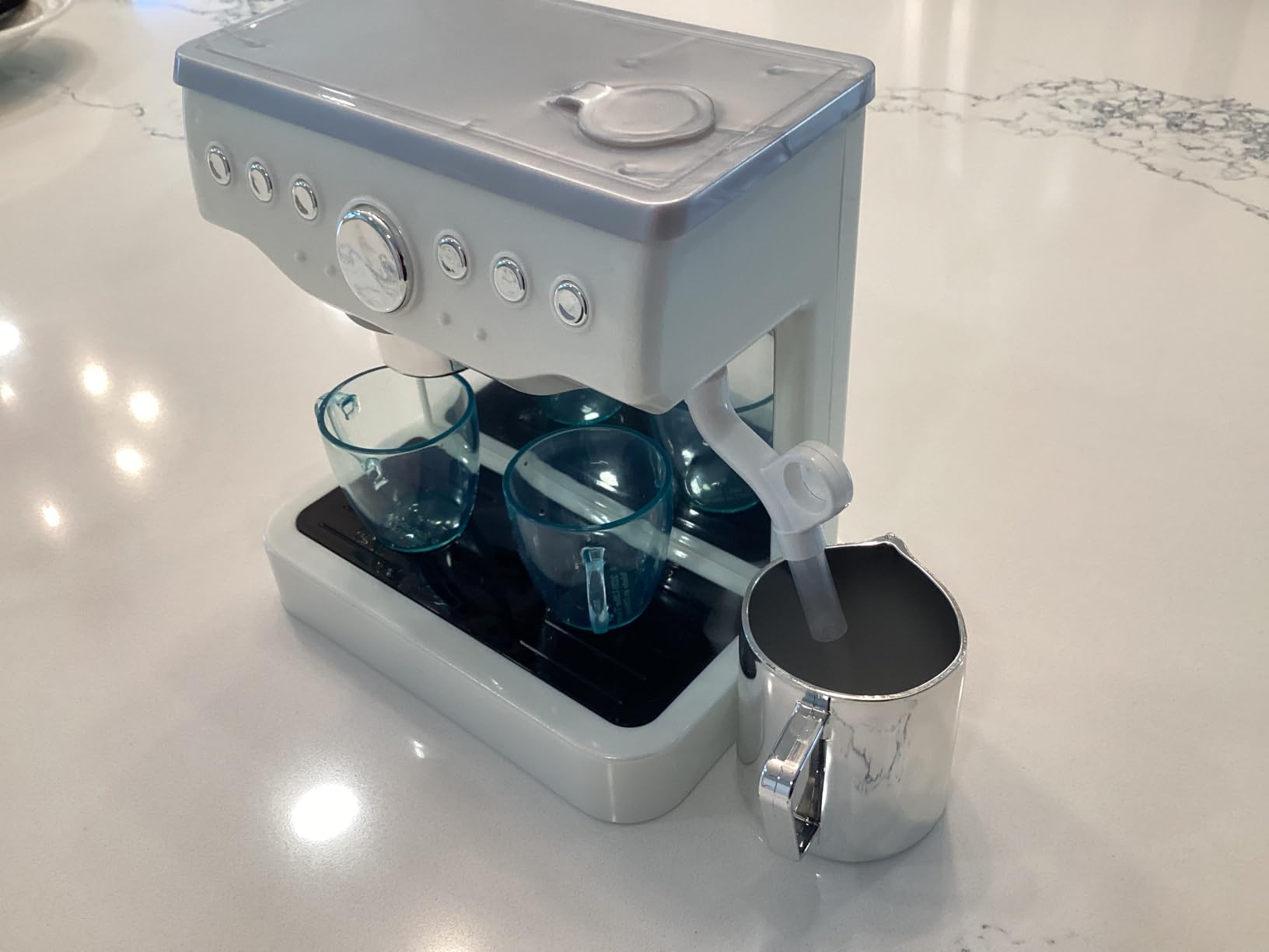 Little Tikes Sweet Spaces macchina caffè giocattolo bianca con 6 accessori