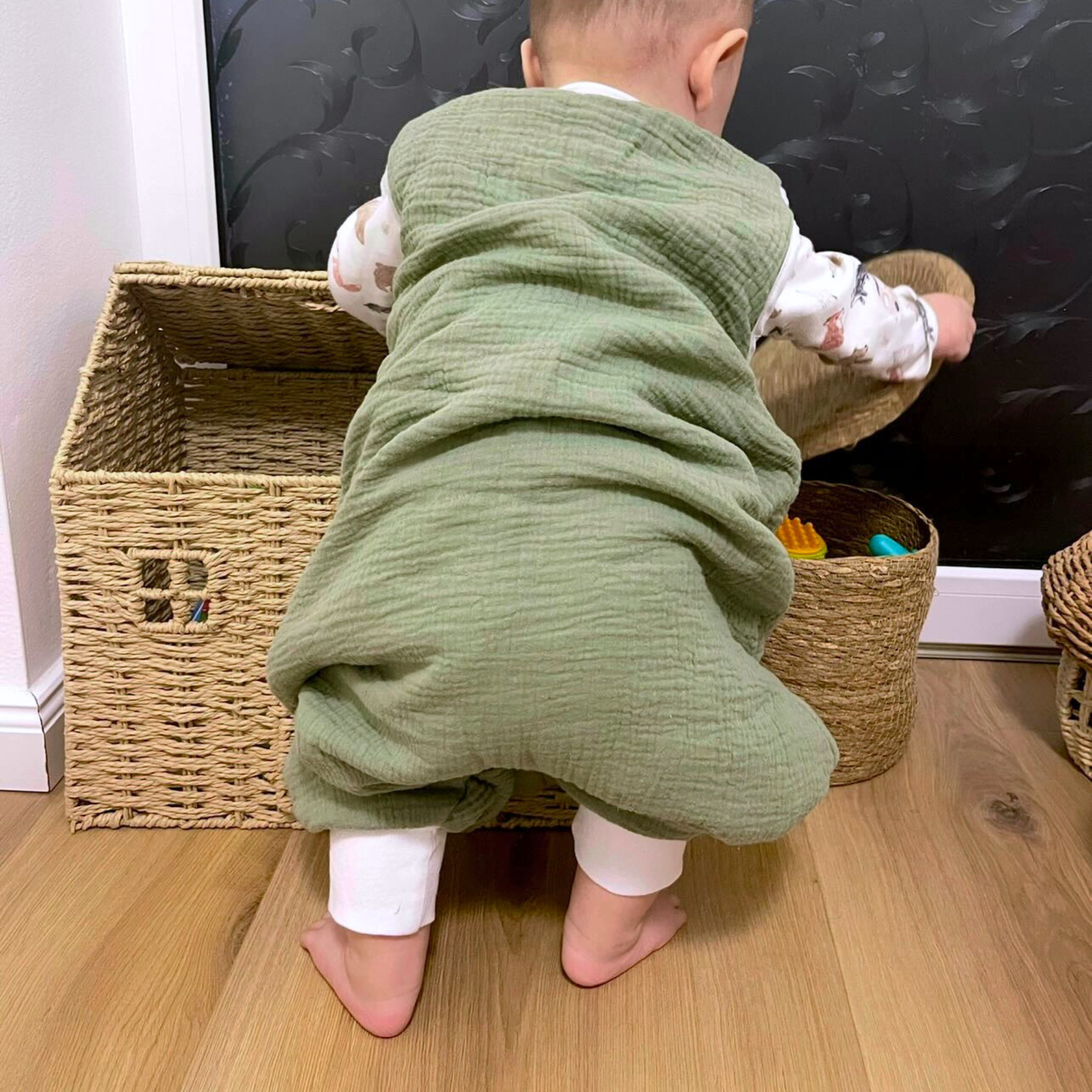 YappyBuzz sacco nanna gambe mussola salvia 1-3 anni TOG 1.5