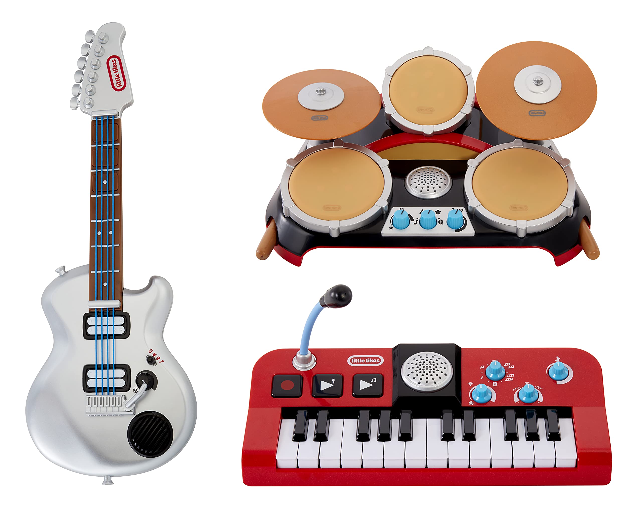 Little Tikes My Real Jam set strumenti musicali Bluetooth 3 pezzi