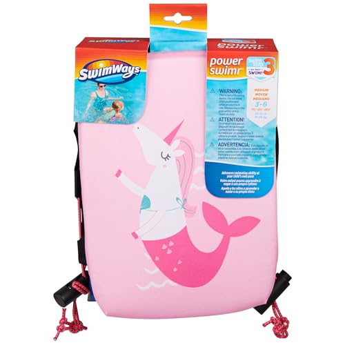 Swimways First Swim Power Swimr Medium gilet nuoto sirena rosa