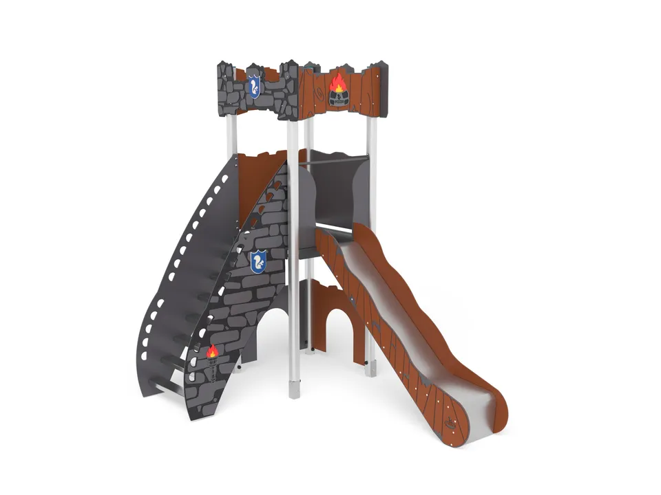 Pozza 1865 Medieval Fata struttura gioco parco esterno