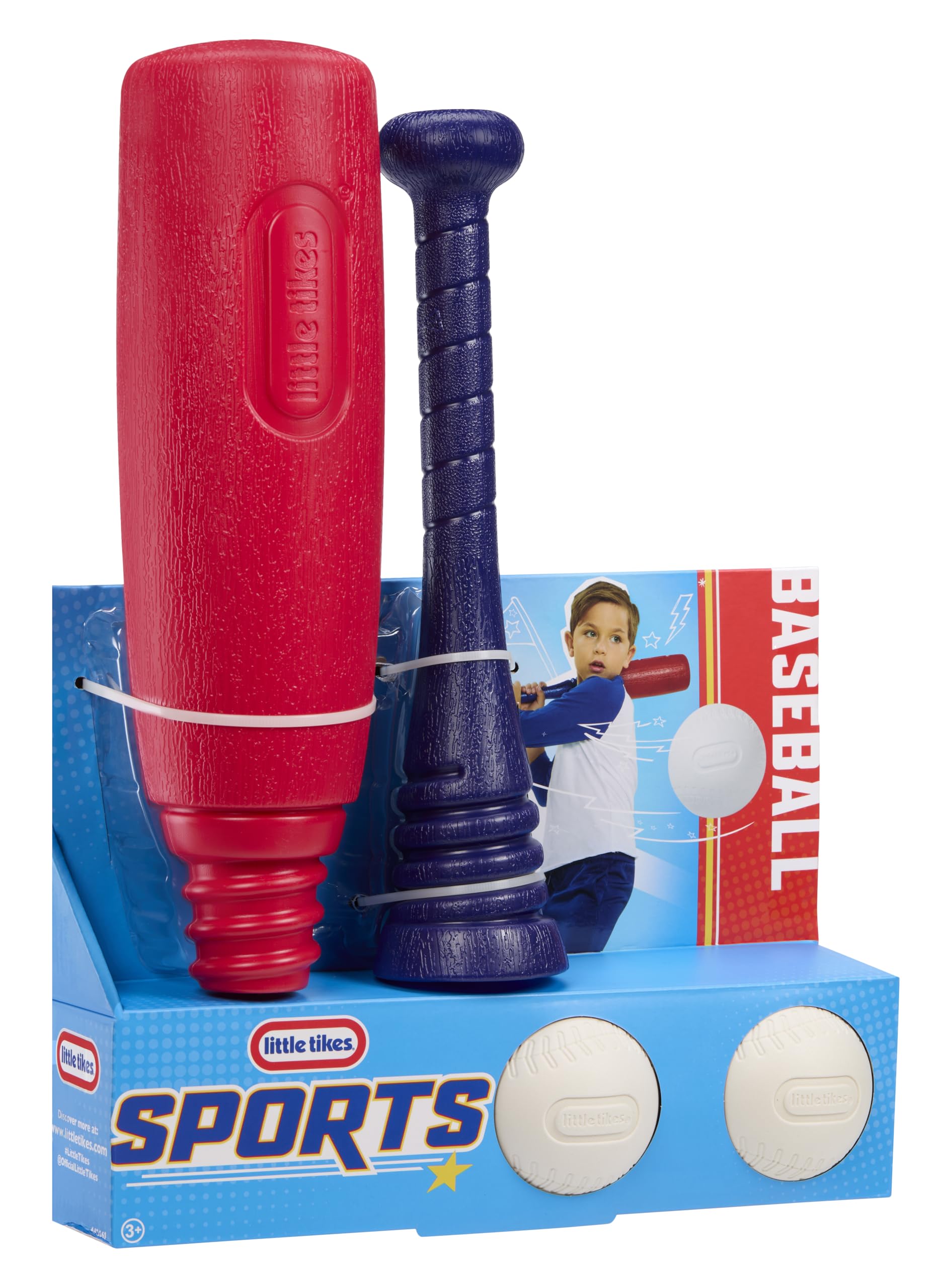 Little Tikes Sports Set Baseball Bambini Mazza Pieghevole 3+