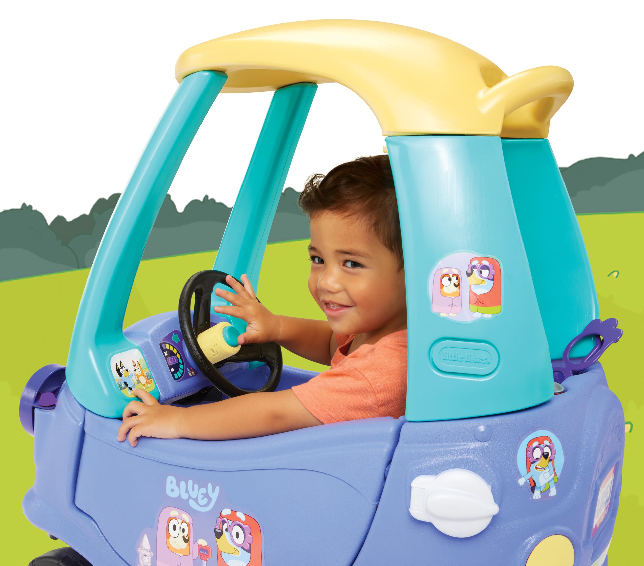 Little Tikes Bluey Grannies Car macchinina cavalcabile con suoni