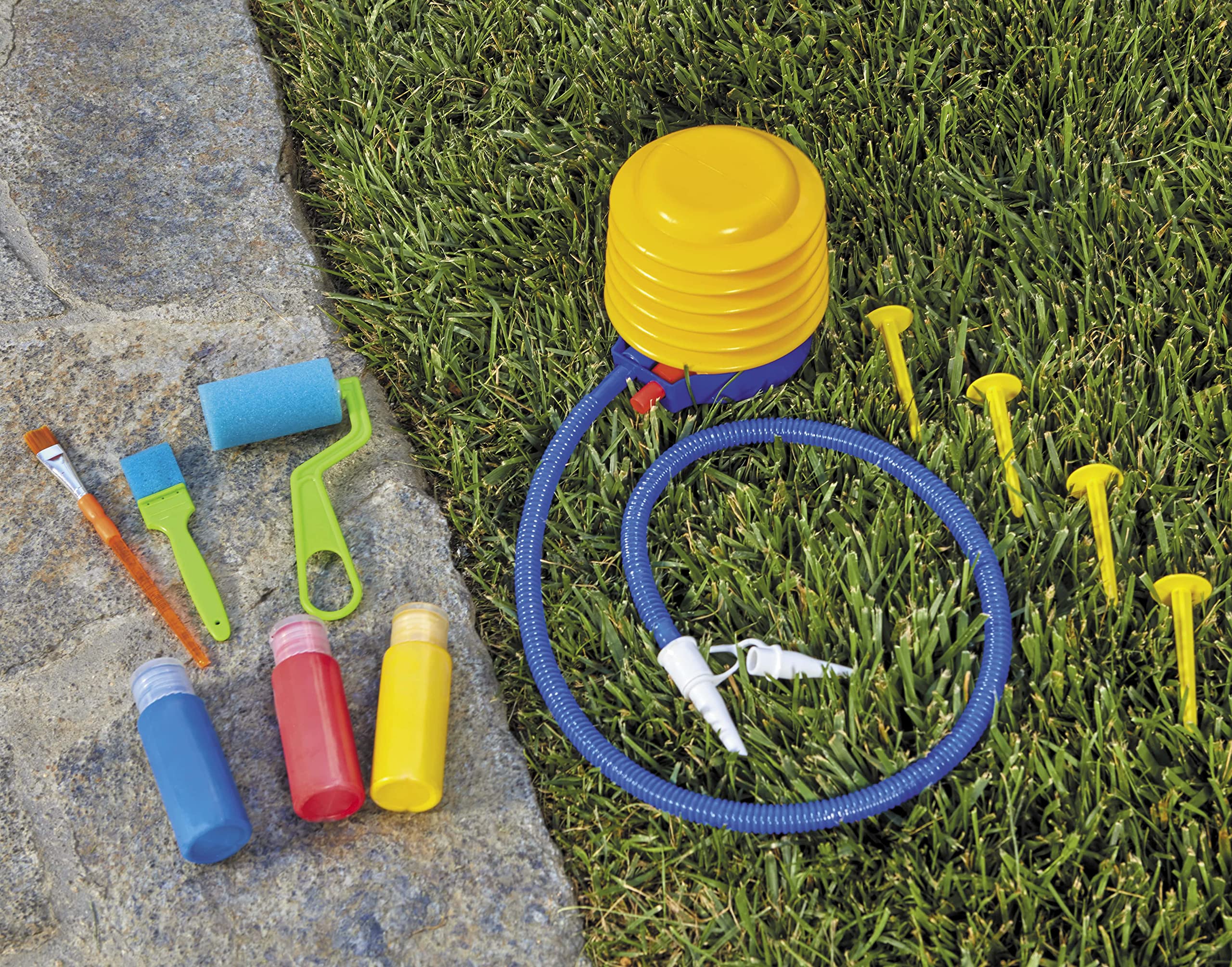 Little Tikes Paint and Play cavalletto gonfiabile 3 in 1