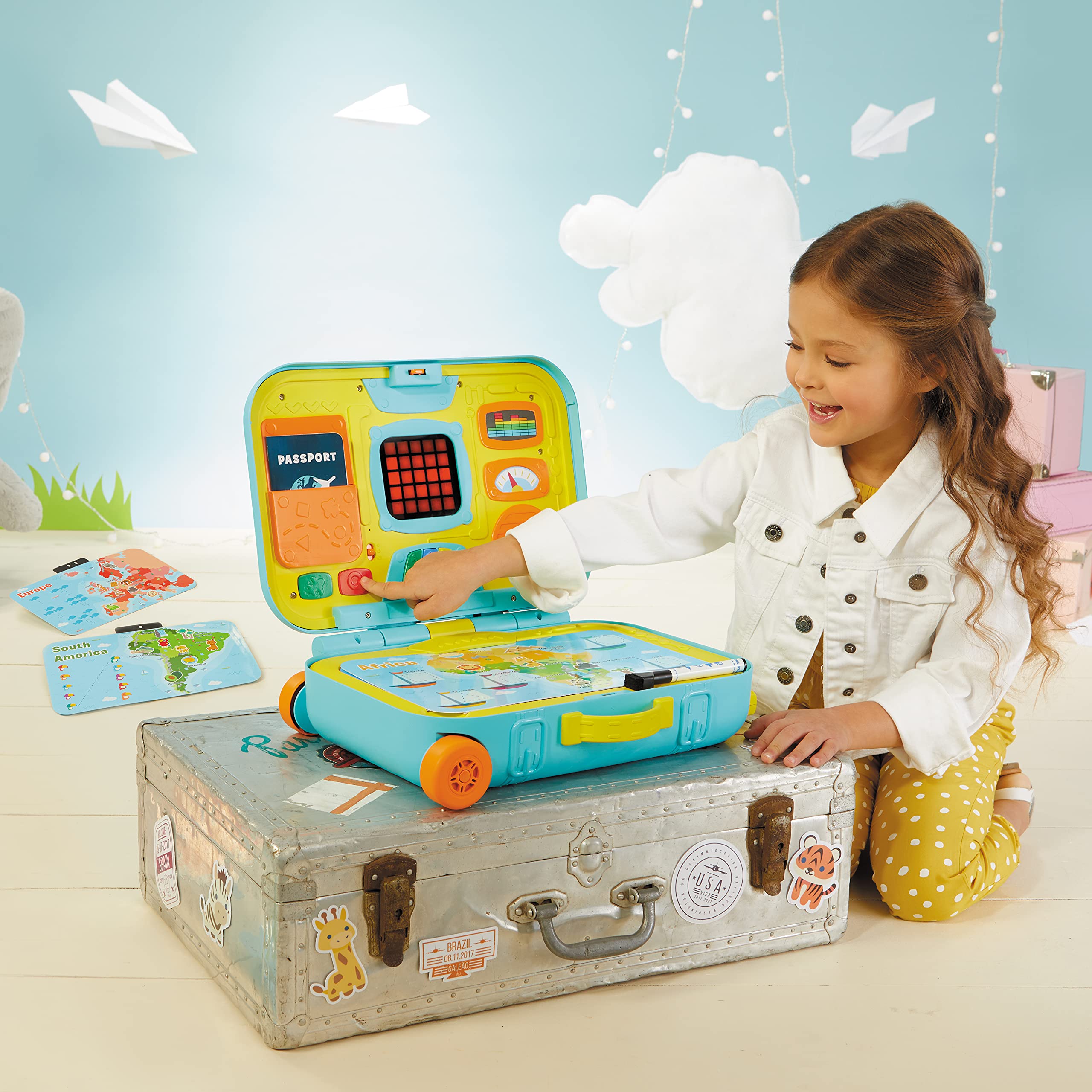 Little Tikes Preschool Learn Play valigetta apprendimento 2 anni mappe