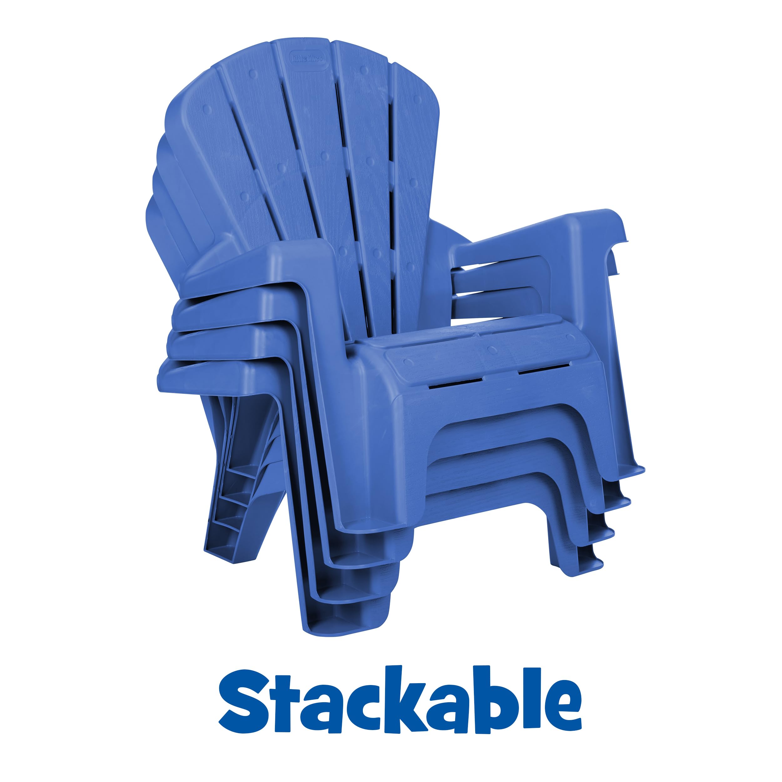 Little Tikes Furniture sedie da giardino blu confezione 4 pezzi