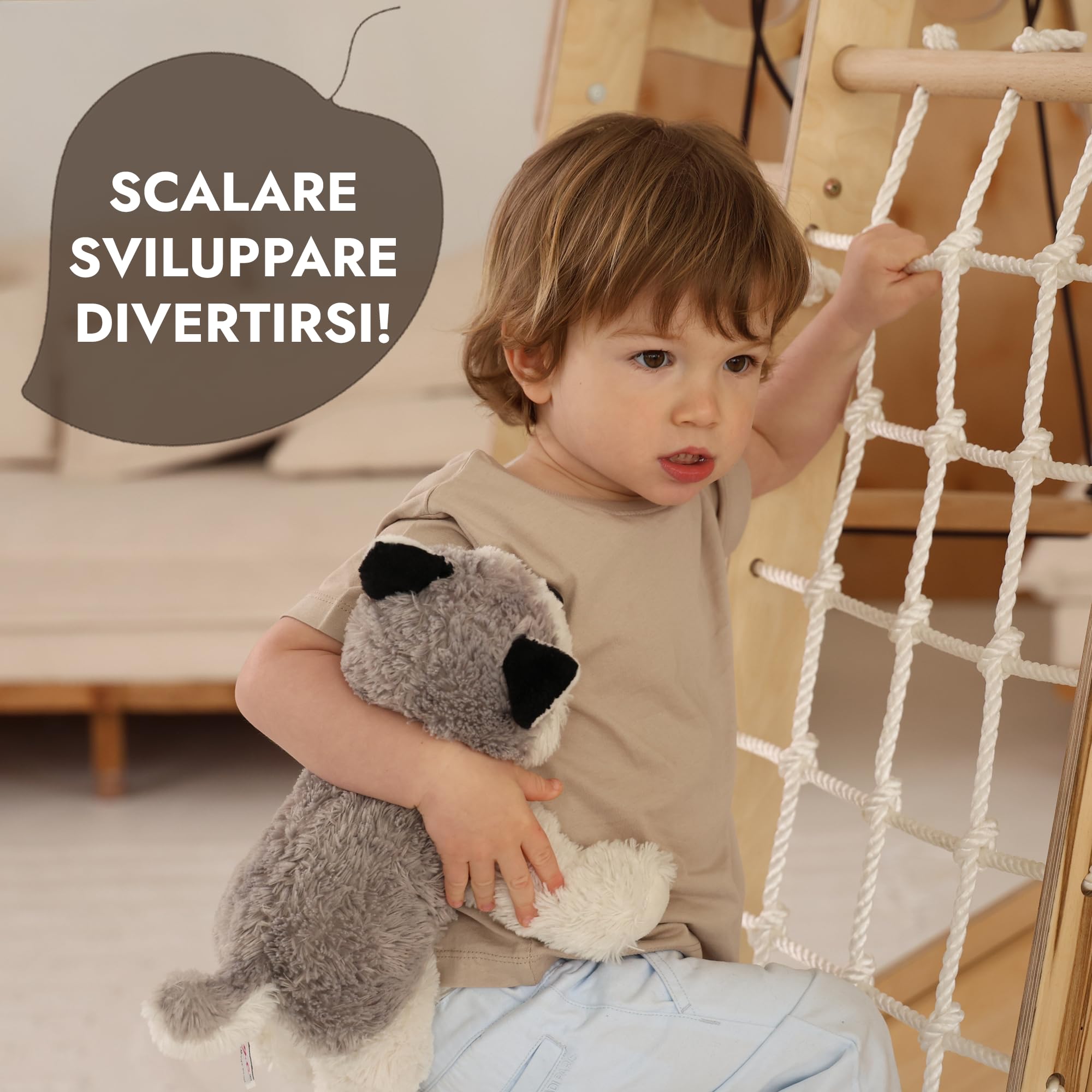 Goodevas Palestrina arrampicata bambini Mini Area giochi legno