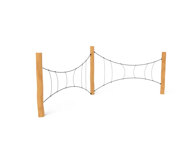 Pozza 1865 Spider Gym rete arrampicata bambini con reti