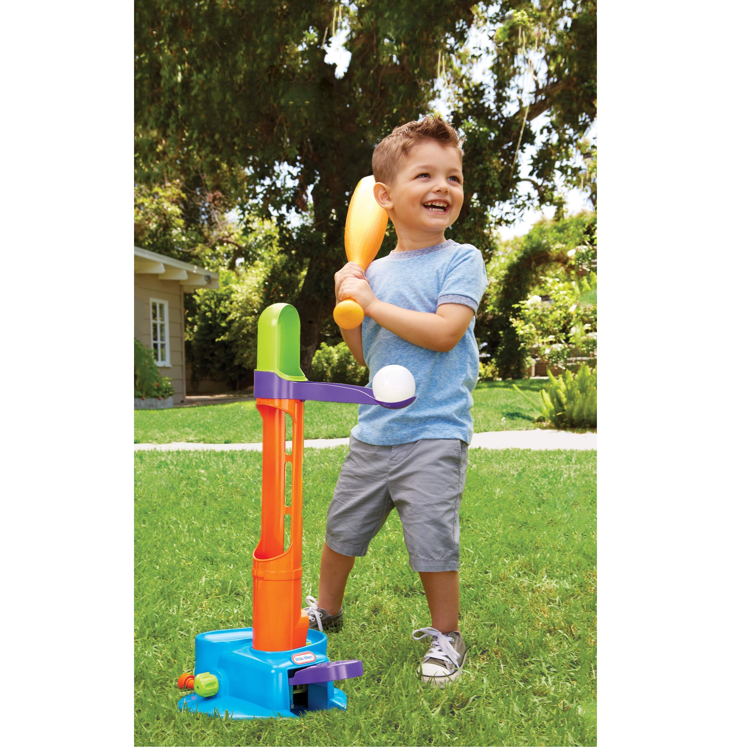 Little Tikes Triple Play Splash set baseball T-ball 3 palline
