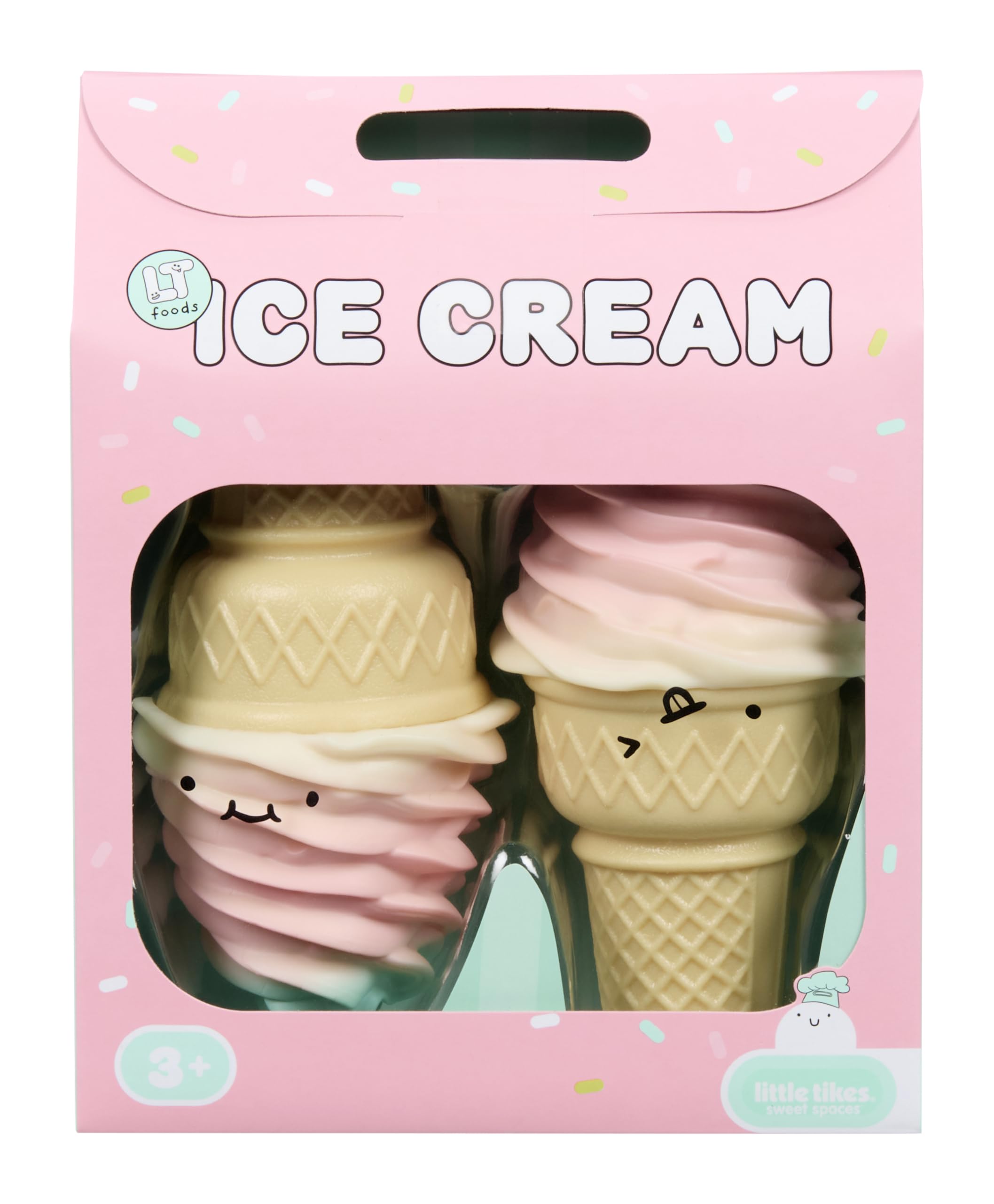 Little Tikes Sweet Spaces piatti gelato gioco cucina 3+ 4pz
