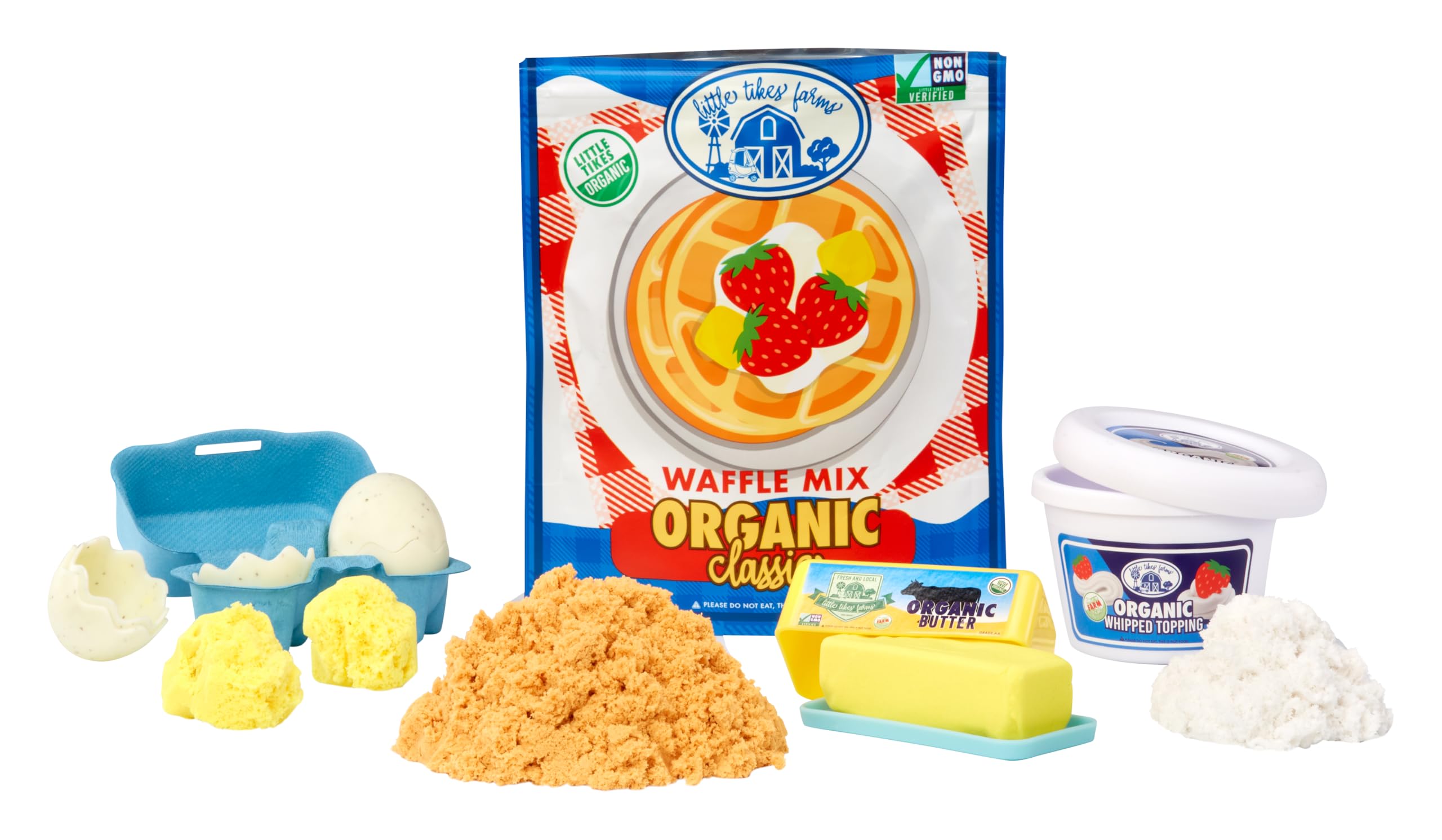 Little Tikes Creative Chefs Waffle Kit Cucina Bianco 18 Pezzi