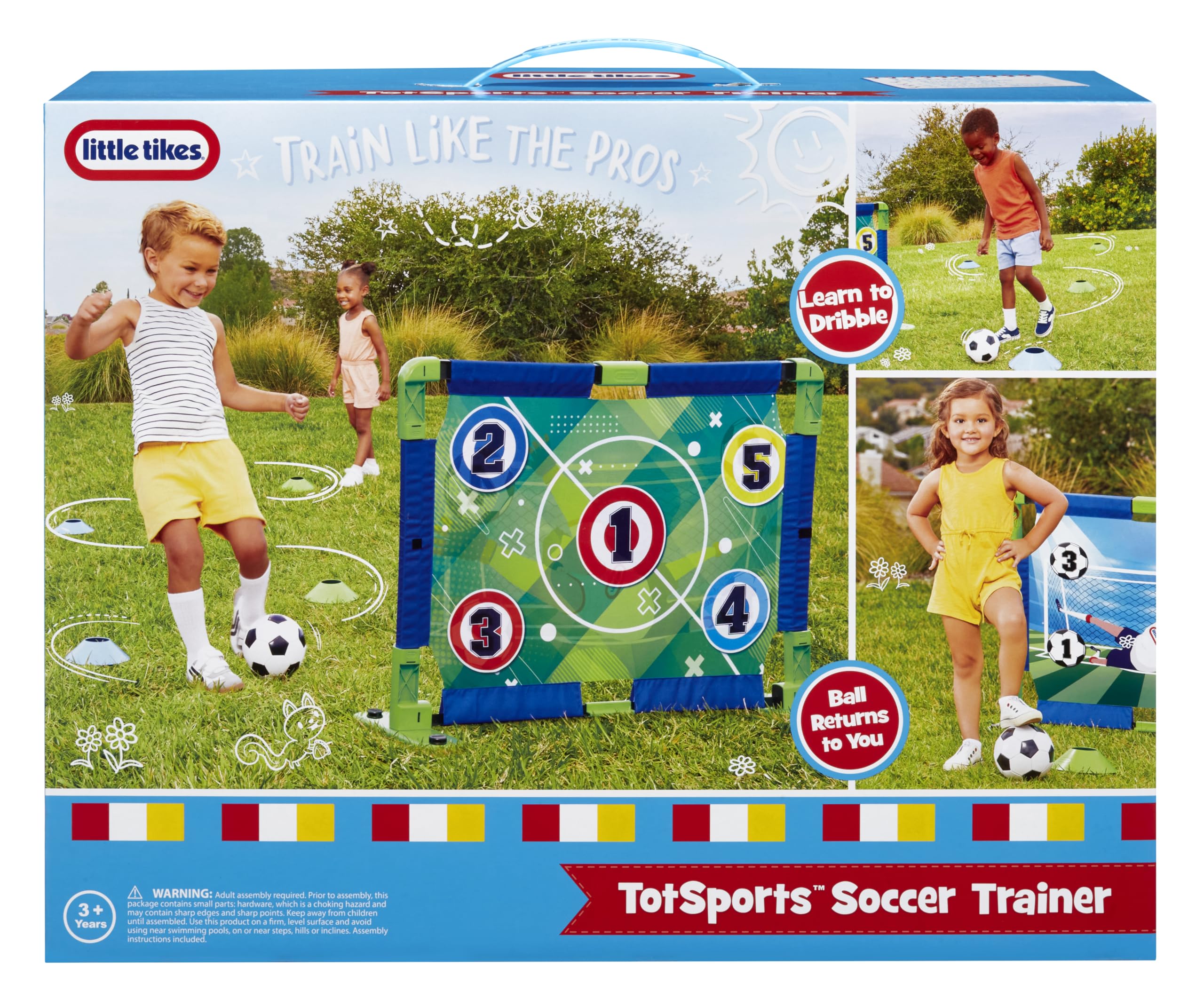 Little Tikes TotSports Allenatore Calcio Bambini Porta Rimbalzo