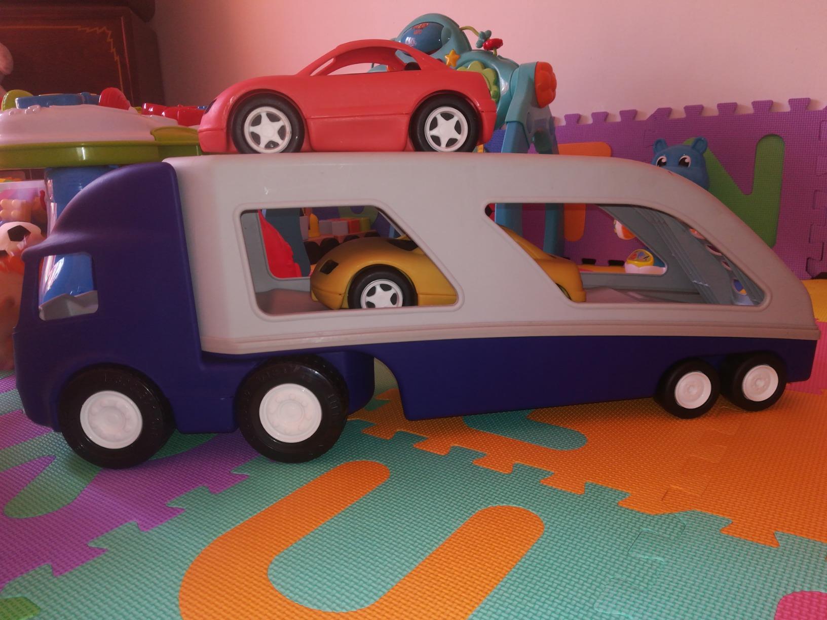 Little Tikes Bisarca camion trasportatore 2 auto bambini
