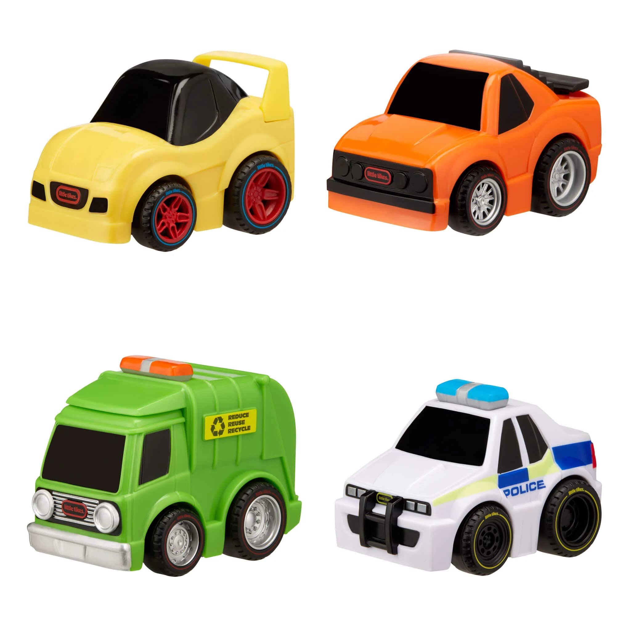 Little Tikes Crazy Fast Cars Serie 5 macchinina corsa gialla 15 m