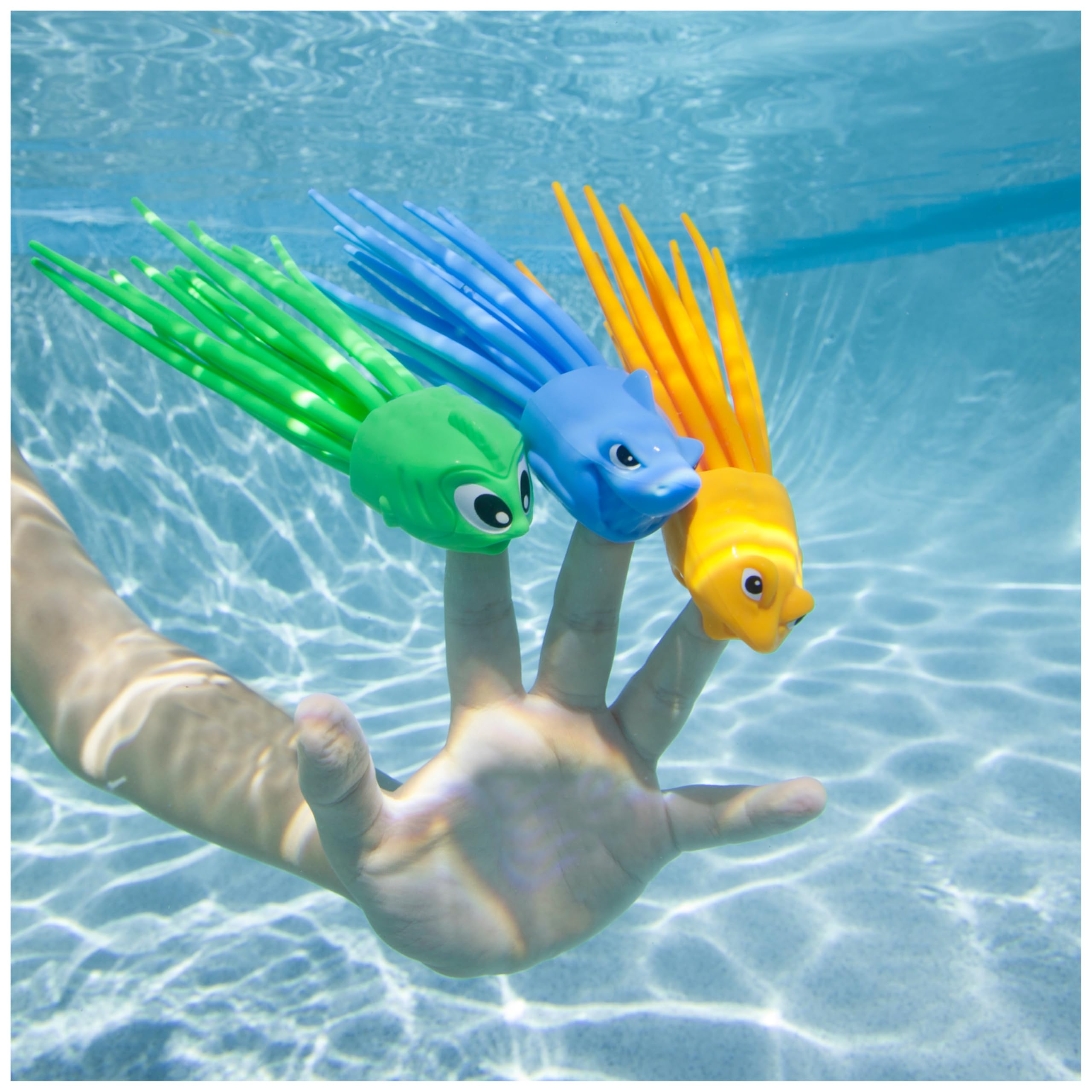 Swimways SquiDivers 6046822 Calamari Subacquei 3 Pezzi Morbidi