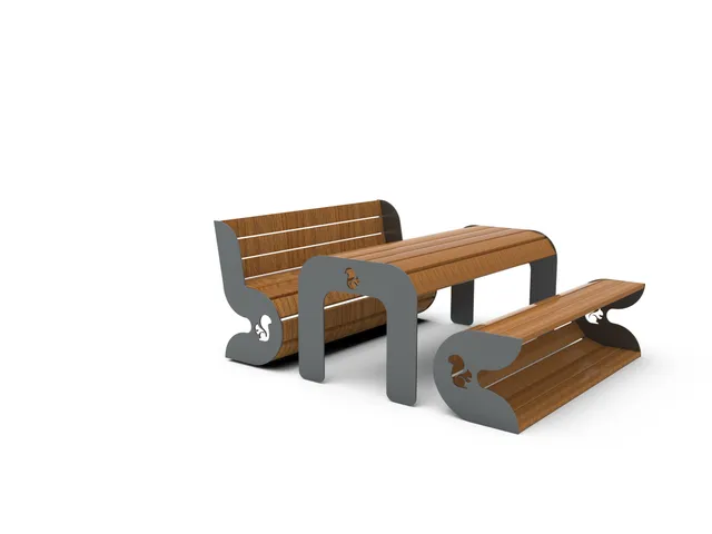 Pozza 1865 Arredo Urbano Pic-Nic Lumea tavolo picnic