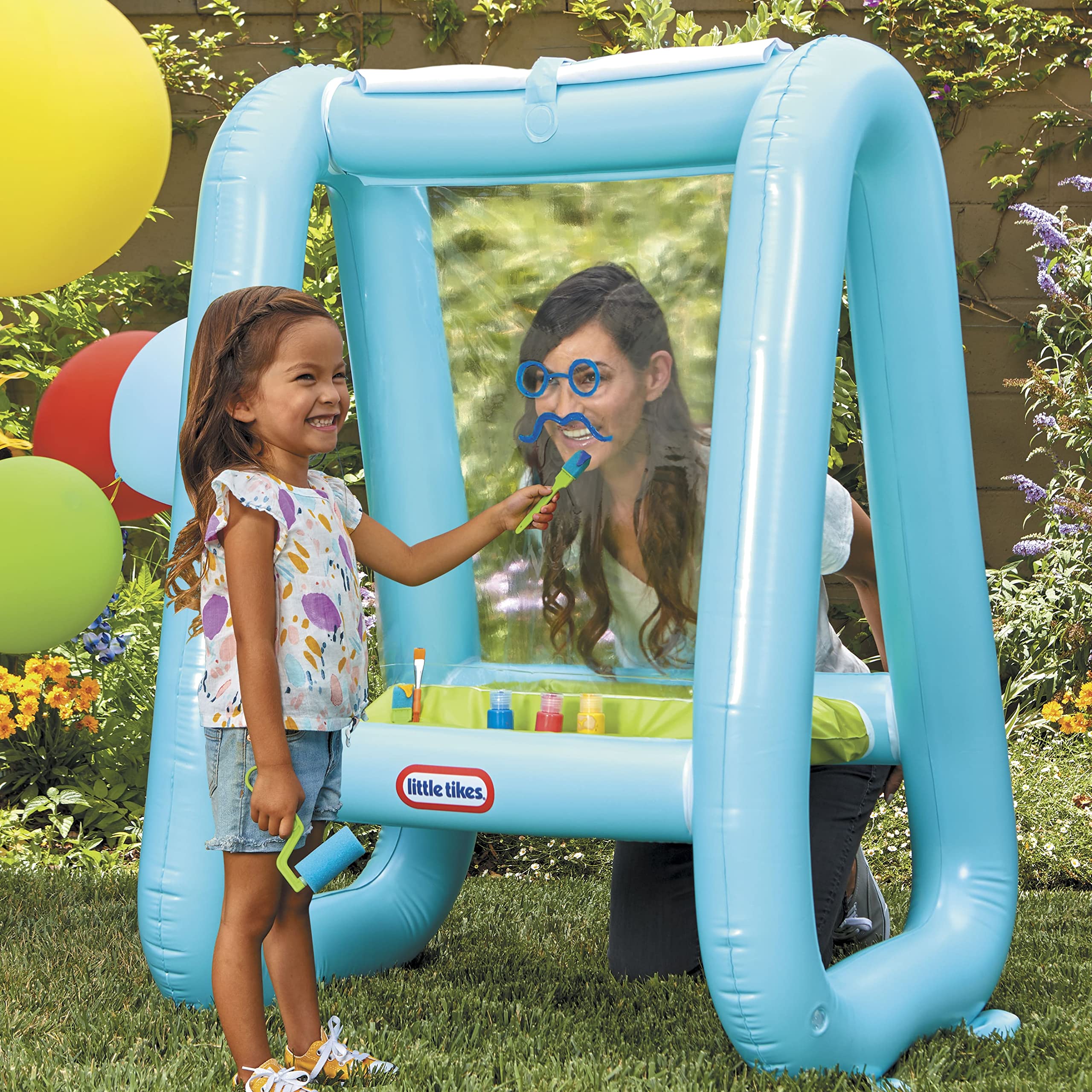 Little Tikes Paint and Play cavalletto gonfiabile 3 in 1