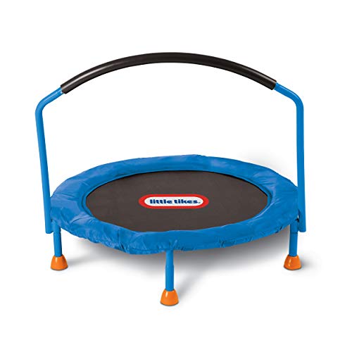 Little Tikes Active Play Trampolino 3 Piedi con Barra da Interno