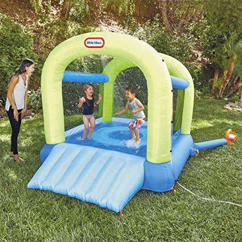 Little Tikes Splash 'n Spray castello gonfiabile con scivolo