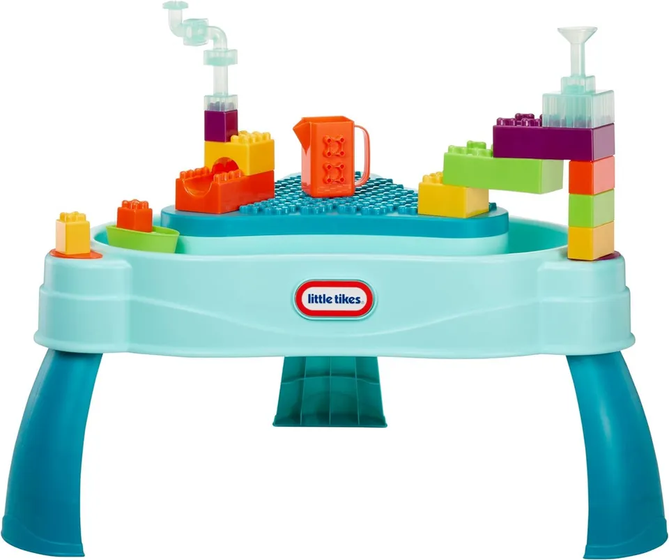 Little Tikes Build & Splash tavolo acqua 25 accessori 1-6 anni
