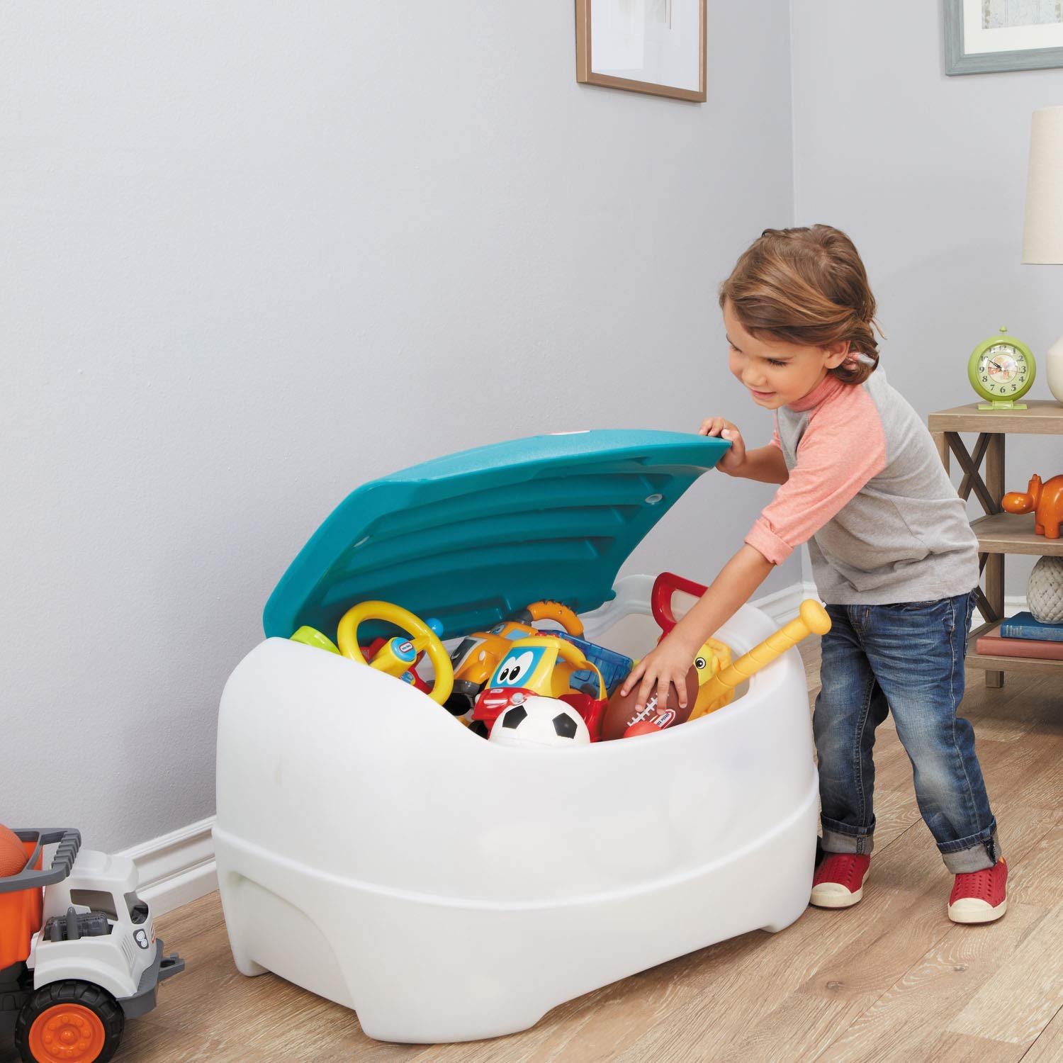 Little Tikes Play 'N Store 644306M Cassapanca Giocattoli