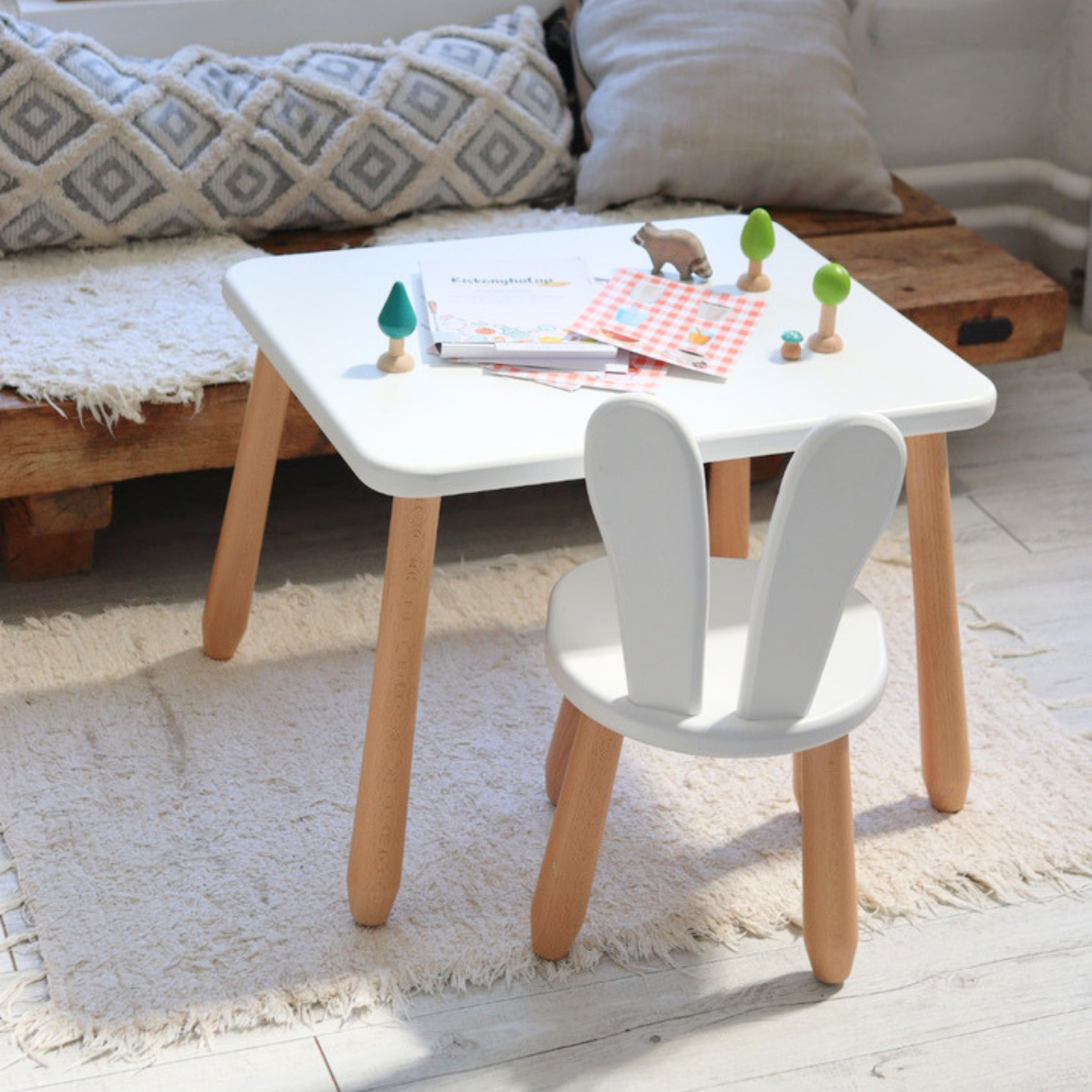 Lionherz Duo Set Wild tavolo bambini faggio 1-5 anni