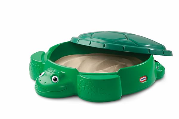 Little Tikes Tartaruga sabbiera giardino con coperchio