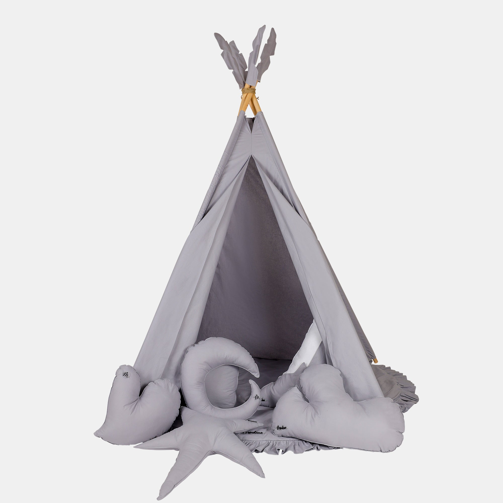 Mondino Basic Teepee Tenda Indiana Bambini Rosa Cipria Large 120x120x160