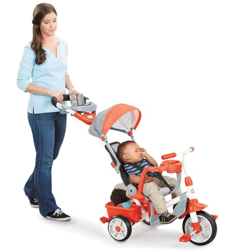 Little Tikes Triciclo 5 in 1 Ride Relax con capottina
