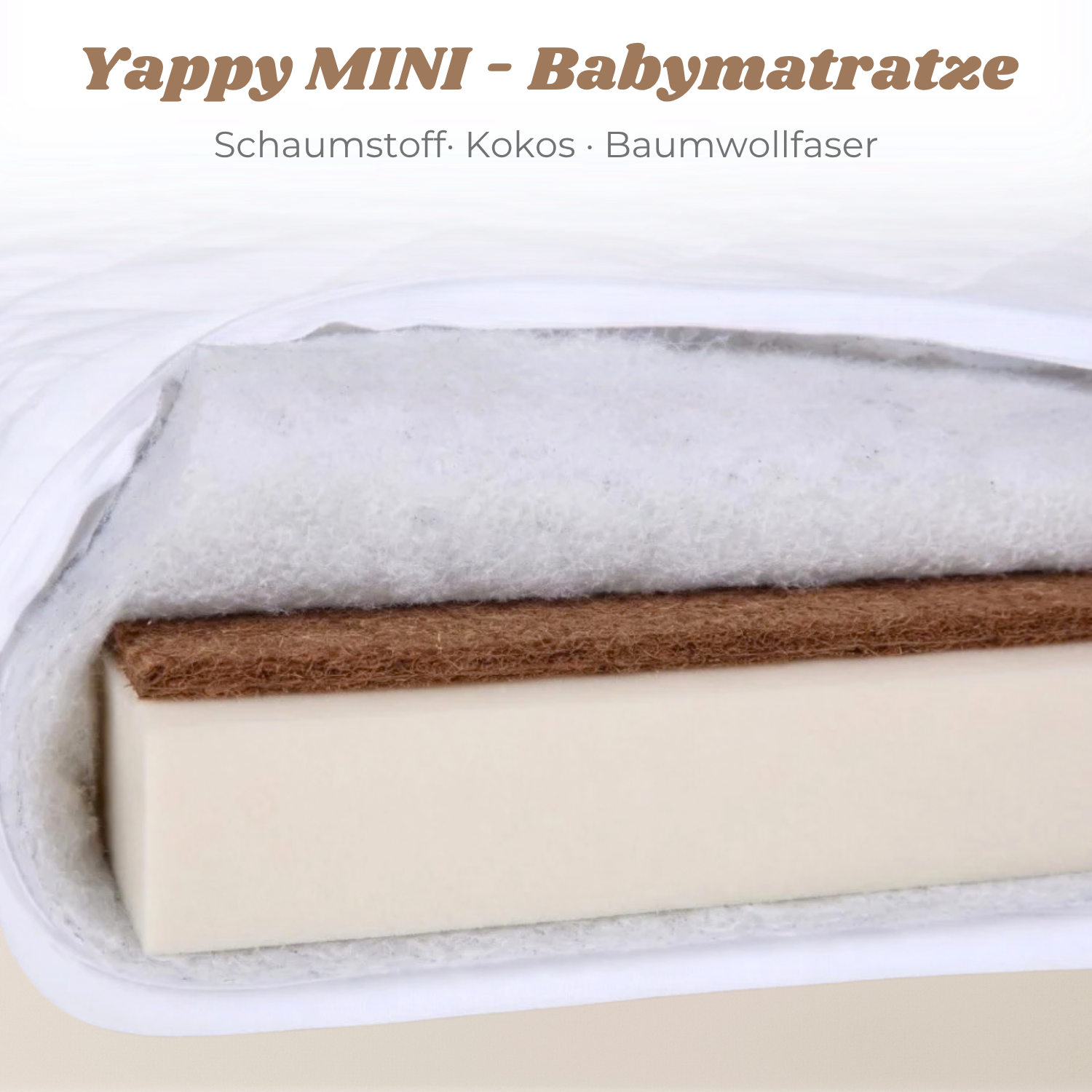 Lionherz YappyFlex Mini materasso 120x60 cocco e cotone