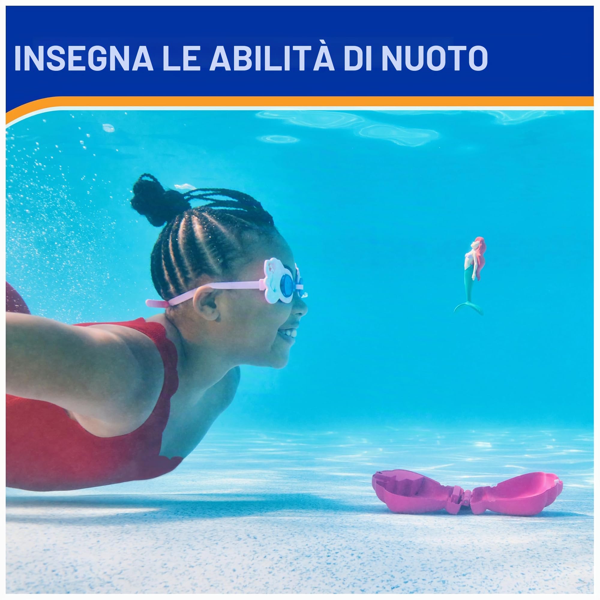 Swimways Dive N Surprise Ariel giocattolo piscina conchiglia