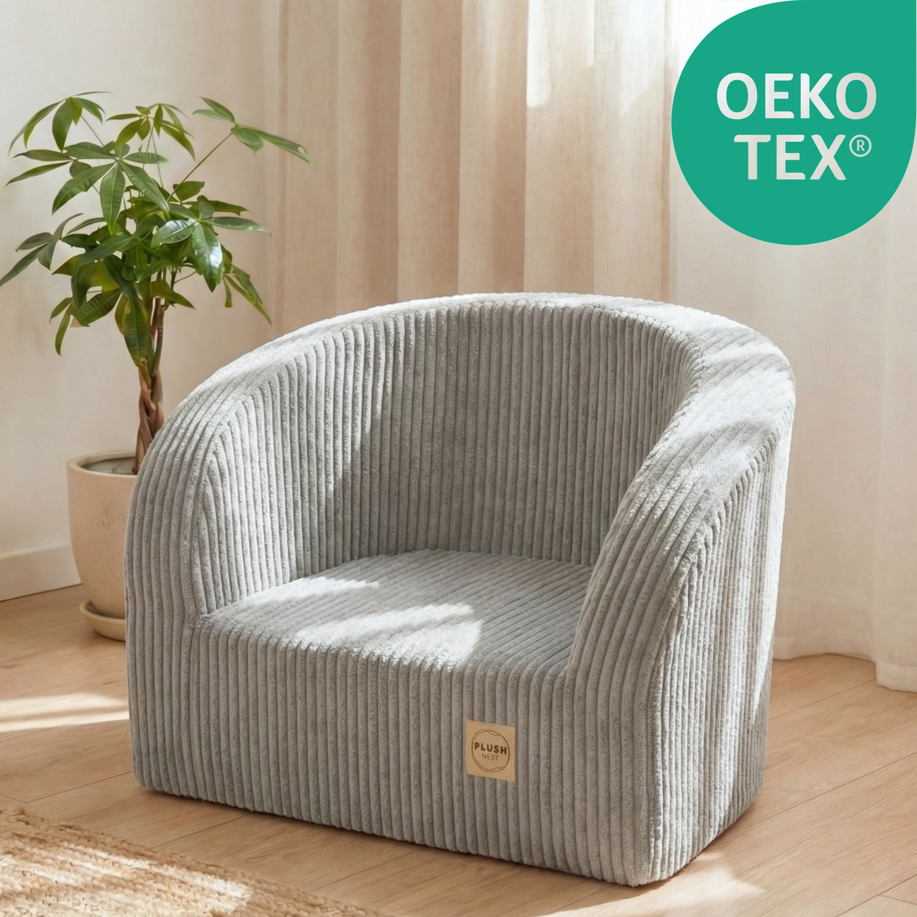 Lionherz Cuddle Chair poltrona bambini 53x40 salvia in corda