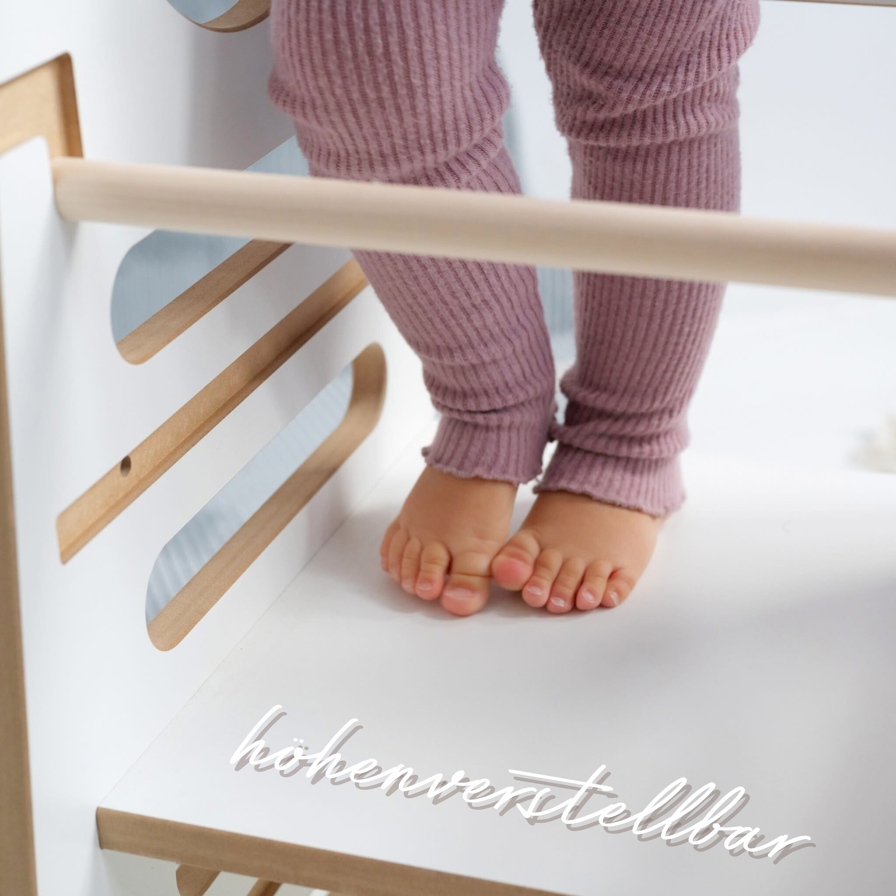 Lionherz Lerntürme Cloudy Helper torre apprendimento bianca regolabile