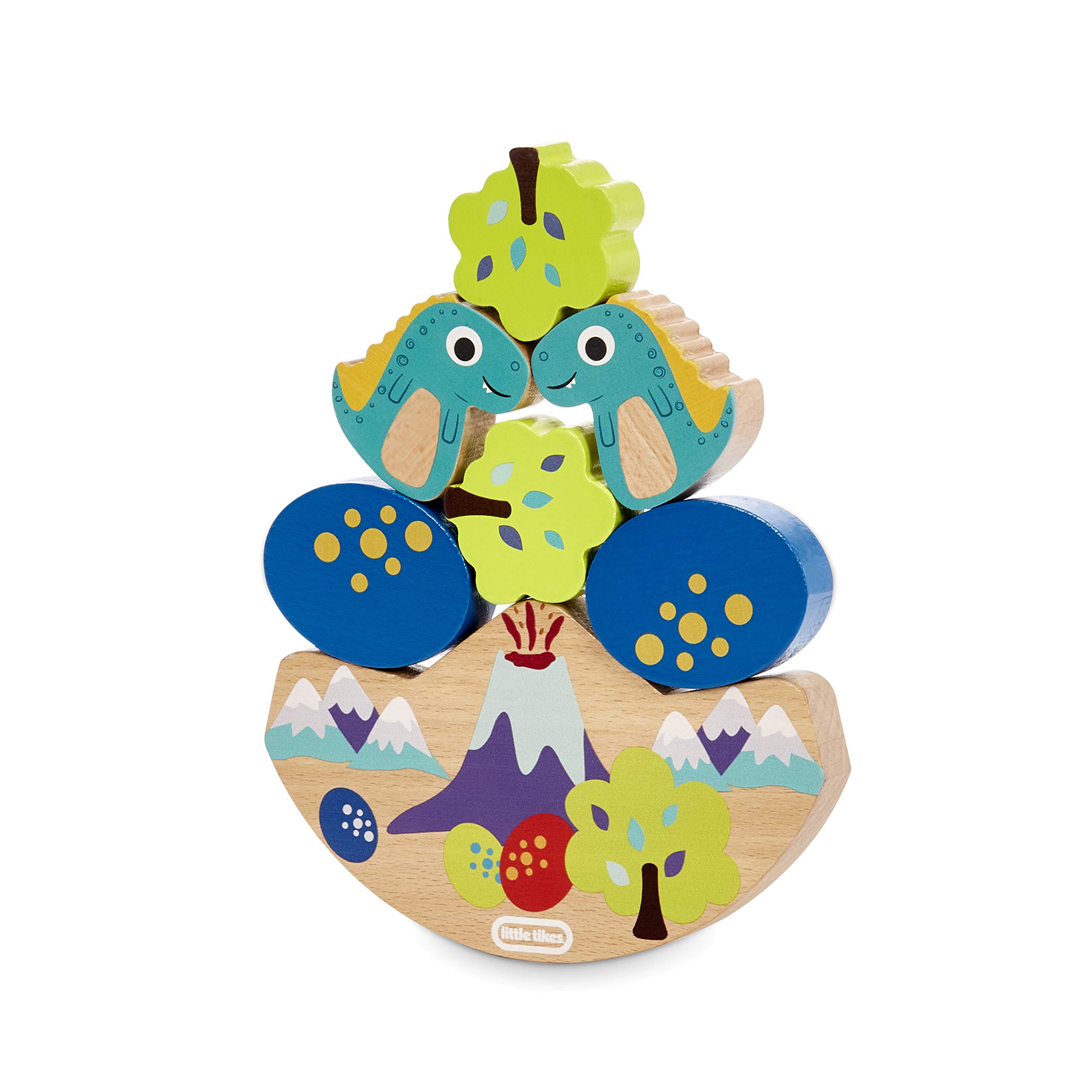 Little Tikes Wooden Critters Gioco Equilibrio Dino 6 Pezzi