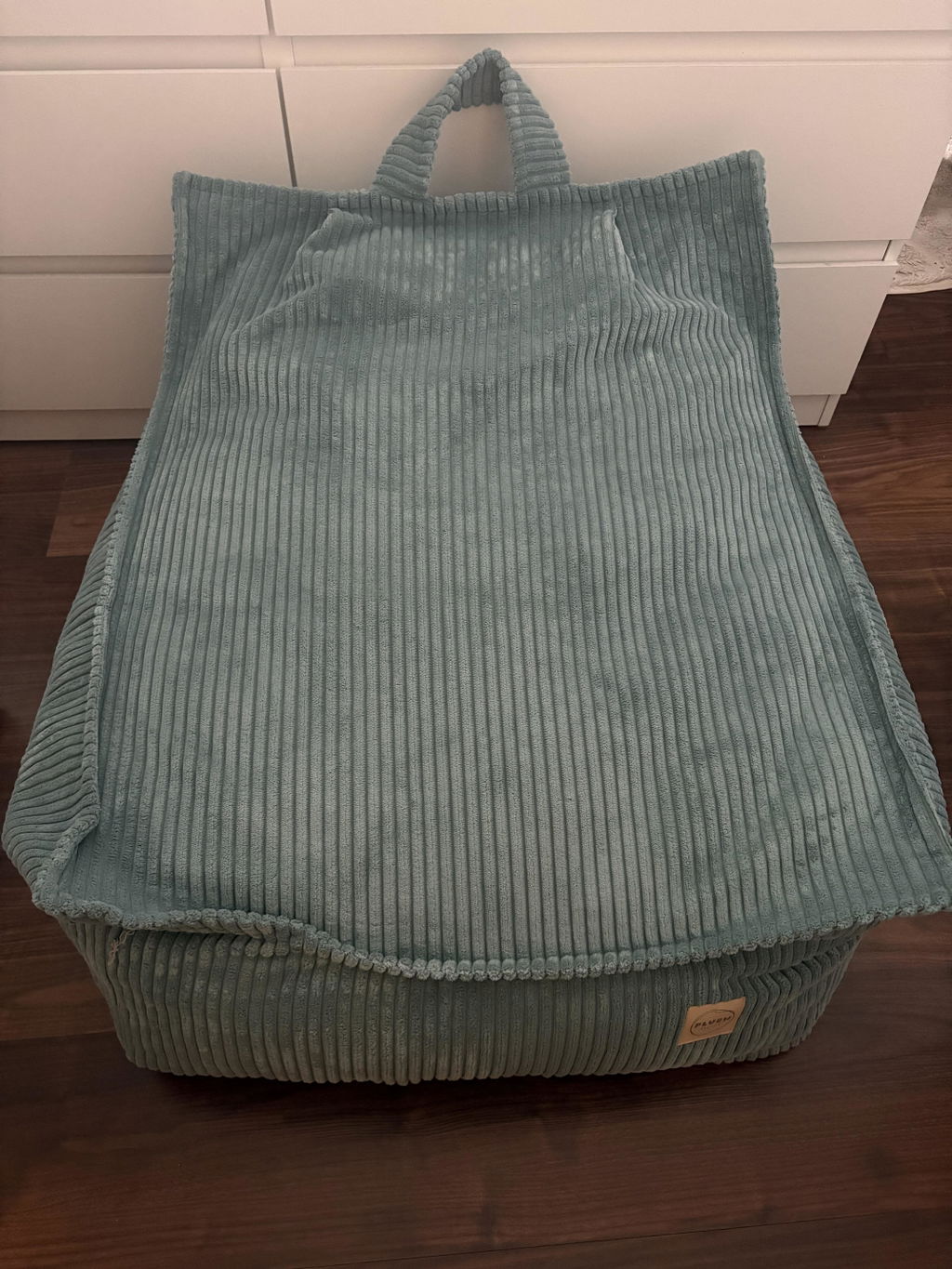 Lionherz Puffy Nest pouf bambini taupe 67x77x50 corda