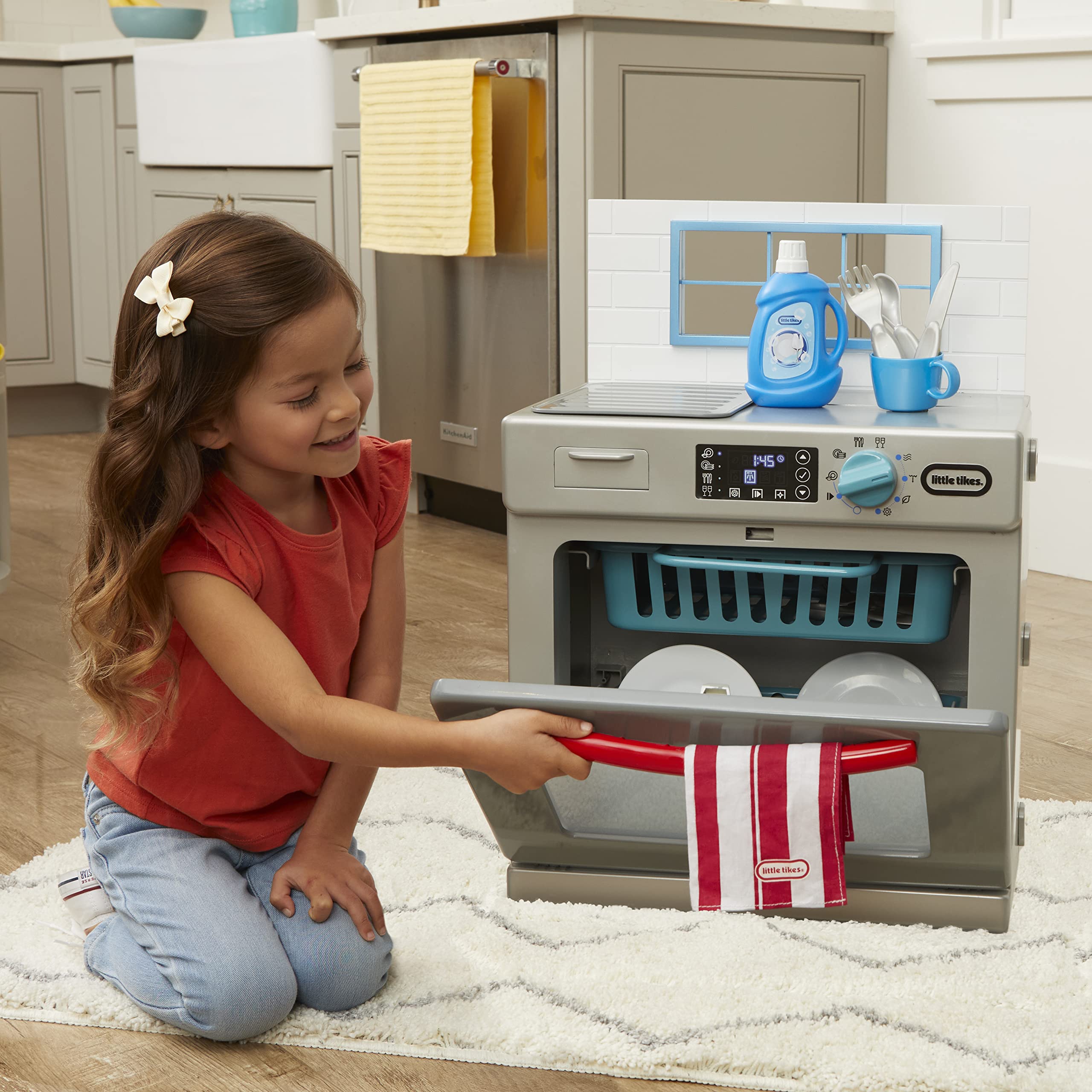Little Tikes First Dishwasher lavastoviglie giocattolo imitazione