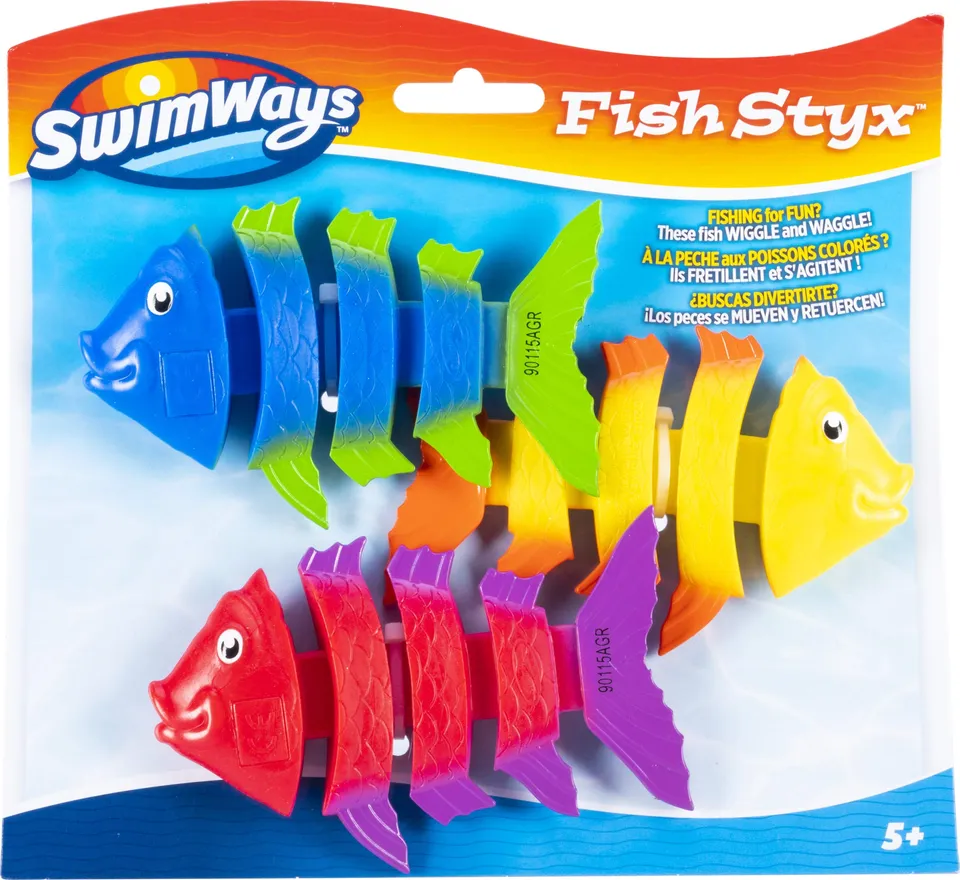 Swimways Water Toys pesciolini arcobaleno 3 pezzi