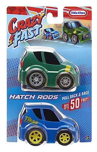 Little Tikes Crazy Fast Cars 2 Pack Series 4 macchinine Hatch Rods