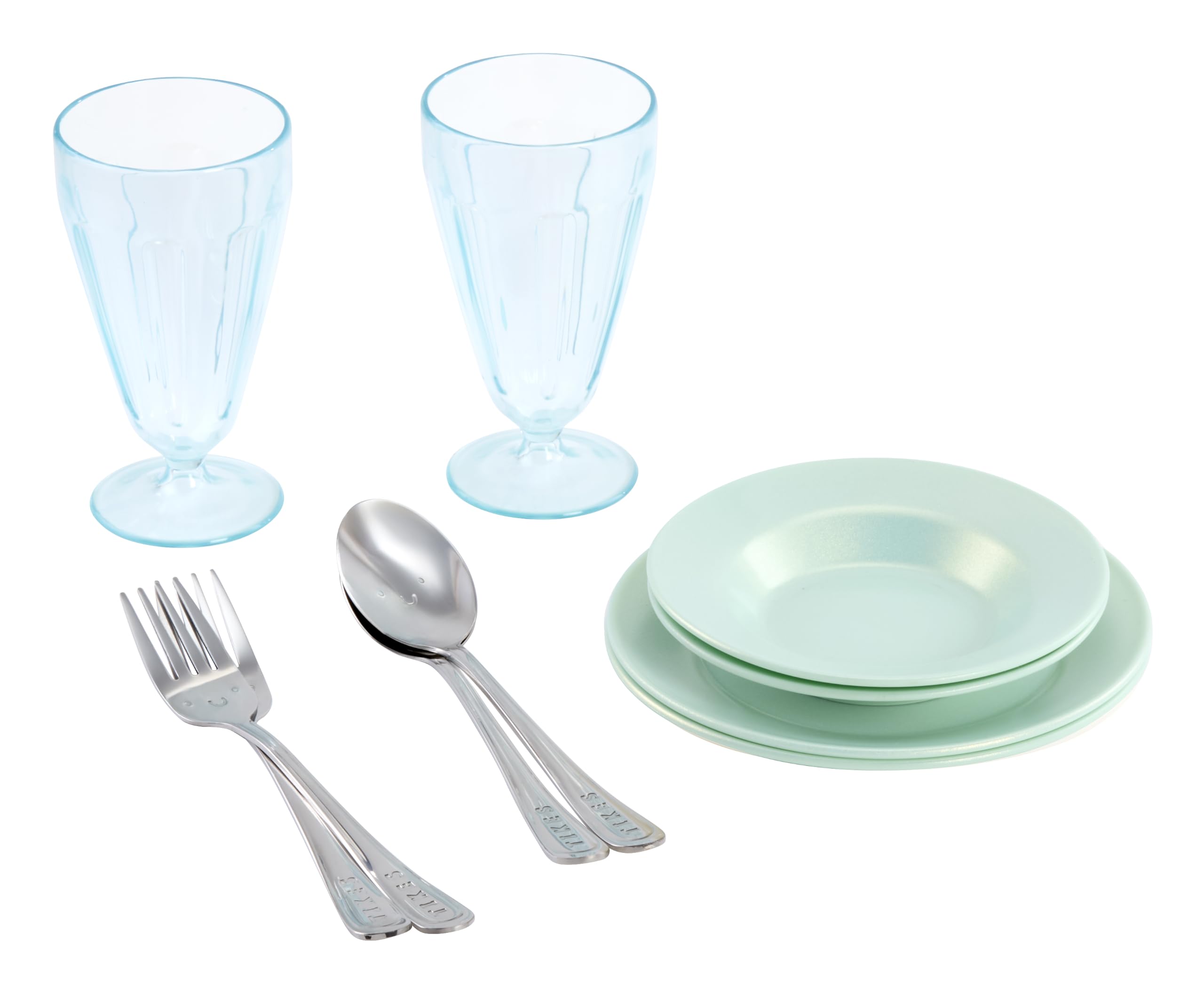 Little Tikes Sweet Spaces set stoviglie azzurro 6 pezzi