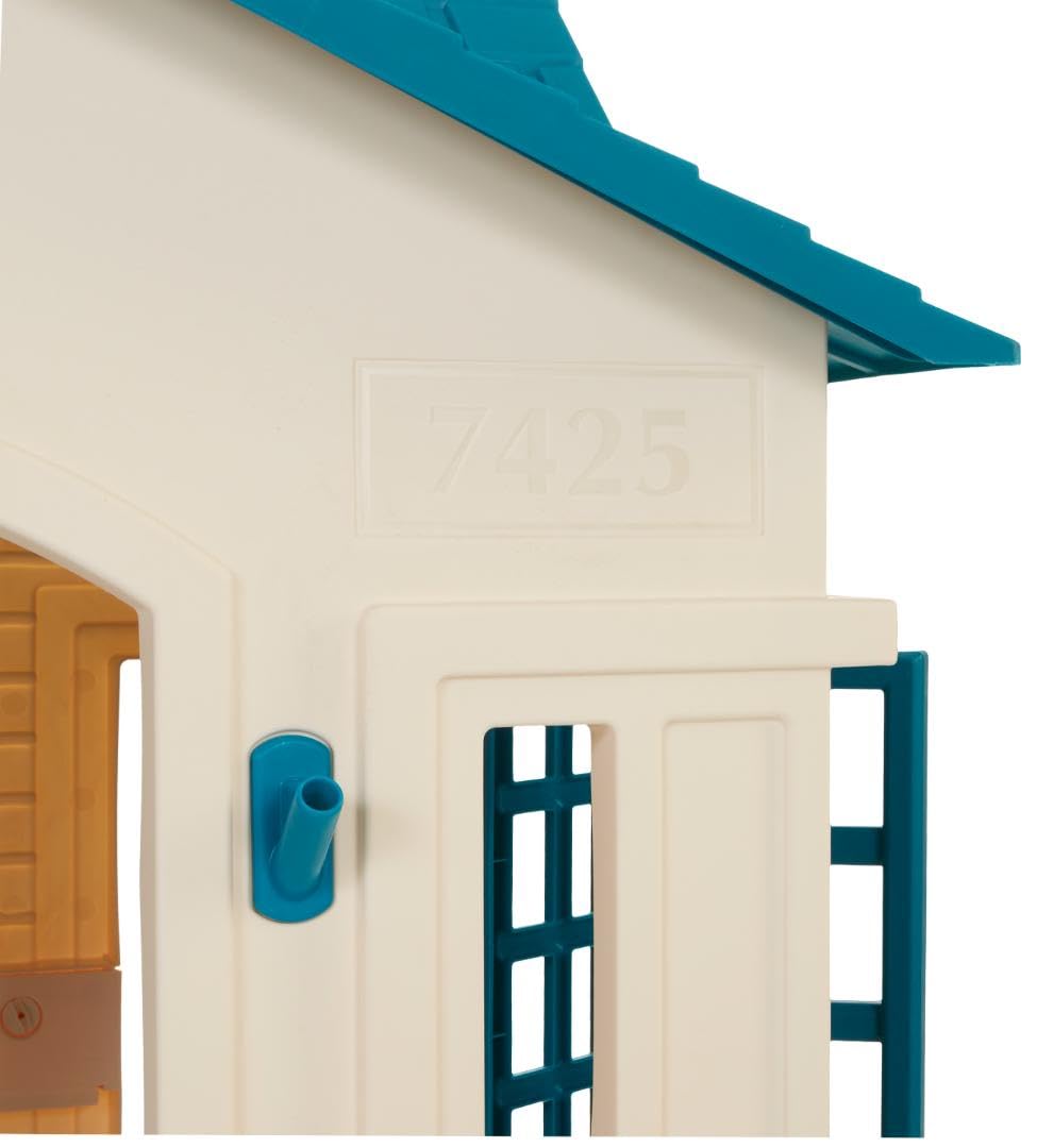 Little Tikes Cape Cottage casetta bambini blu-bianca 2 porte