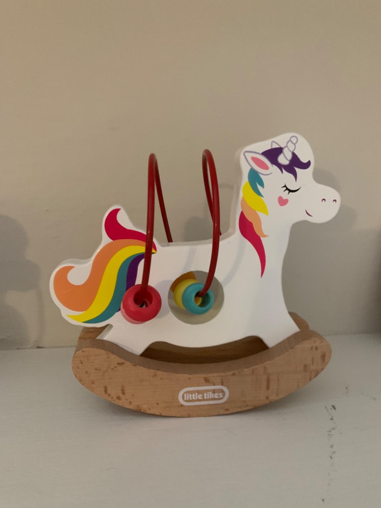 Little Tikes Wooden Critters Unicorno pallottoliere legno 12-24 mesi