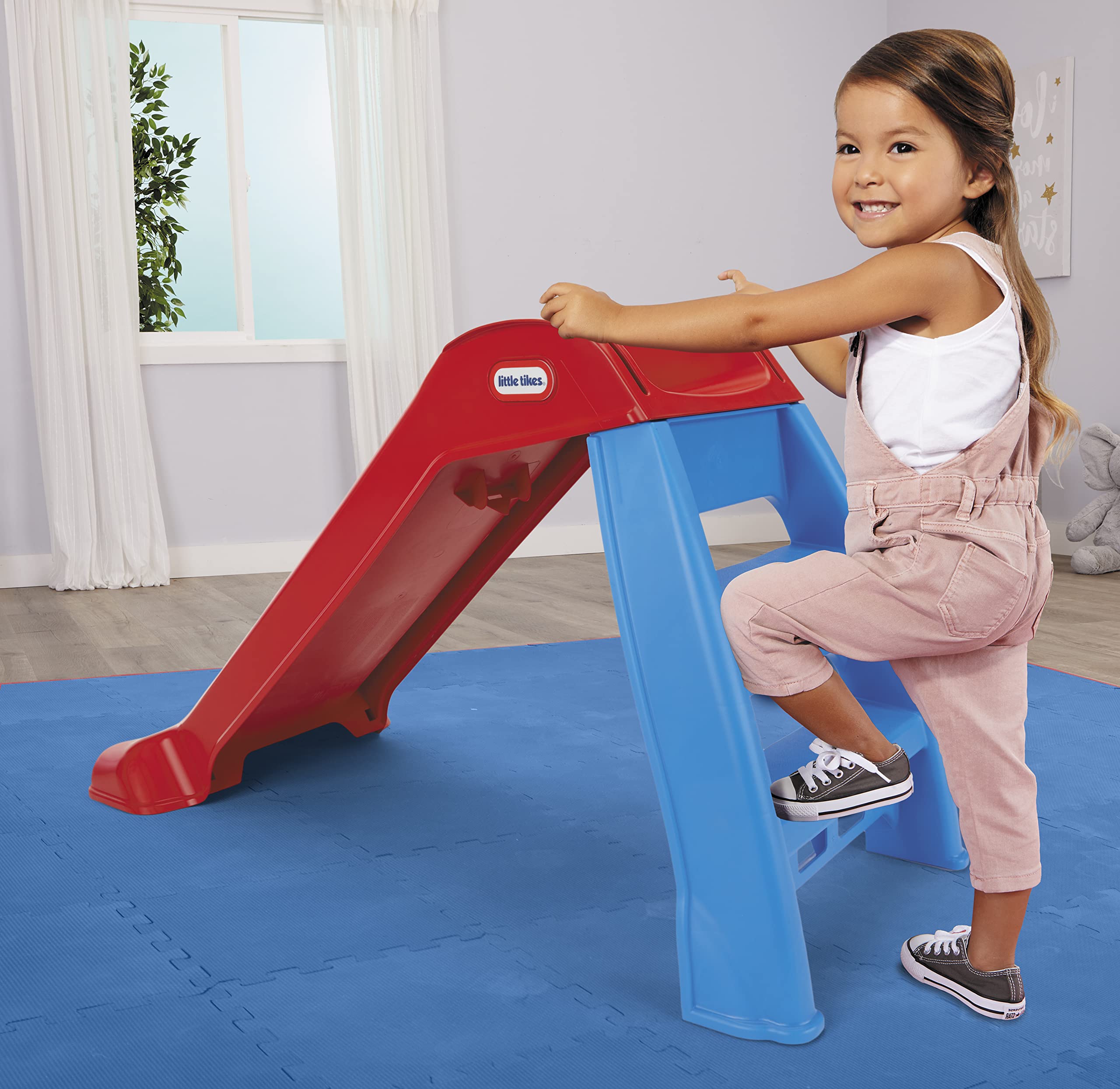 Little Tikes First Slide scivolo giardino rosso blu