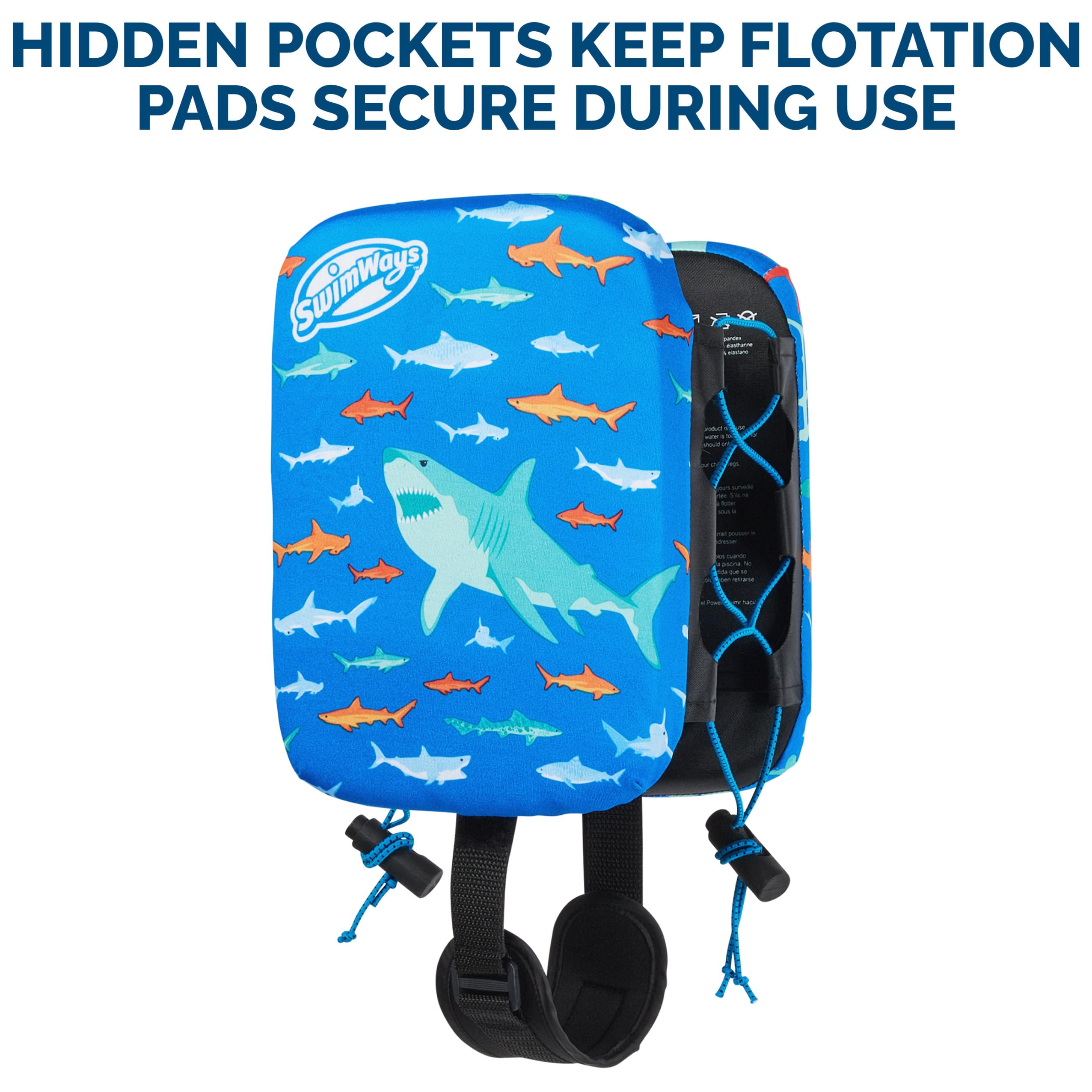SwimWays First Swim PowerSwimmr aiuto nuoto squalo M