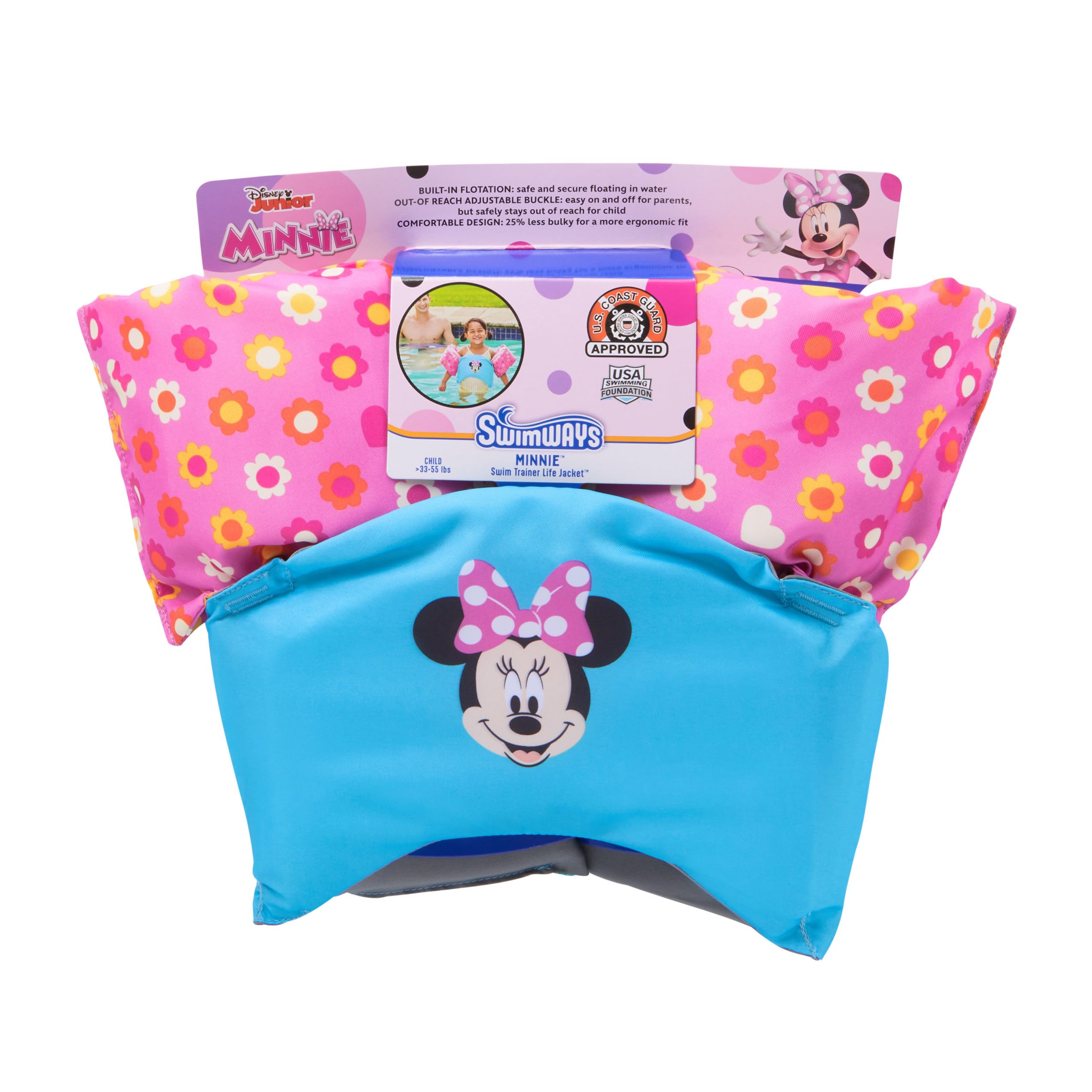 Swimways First Swim Minnie Gilet Nuoto Bambini 15-25 kg
